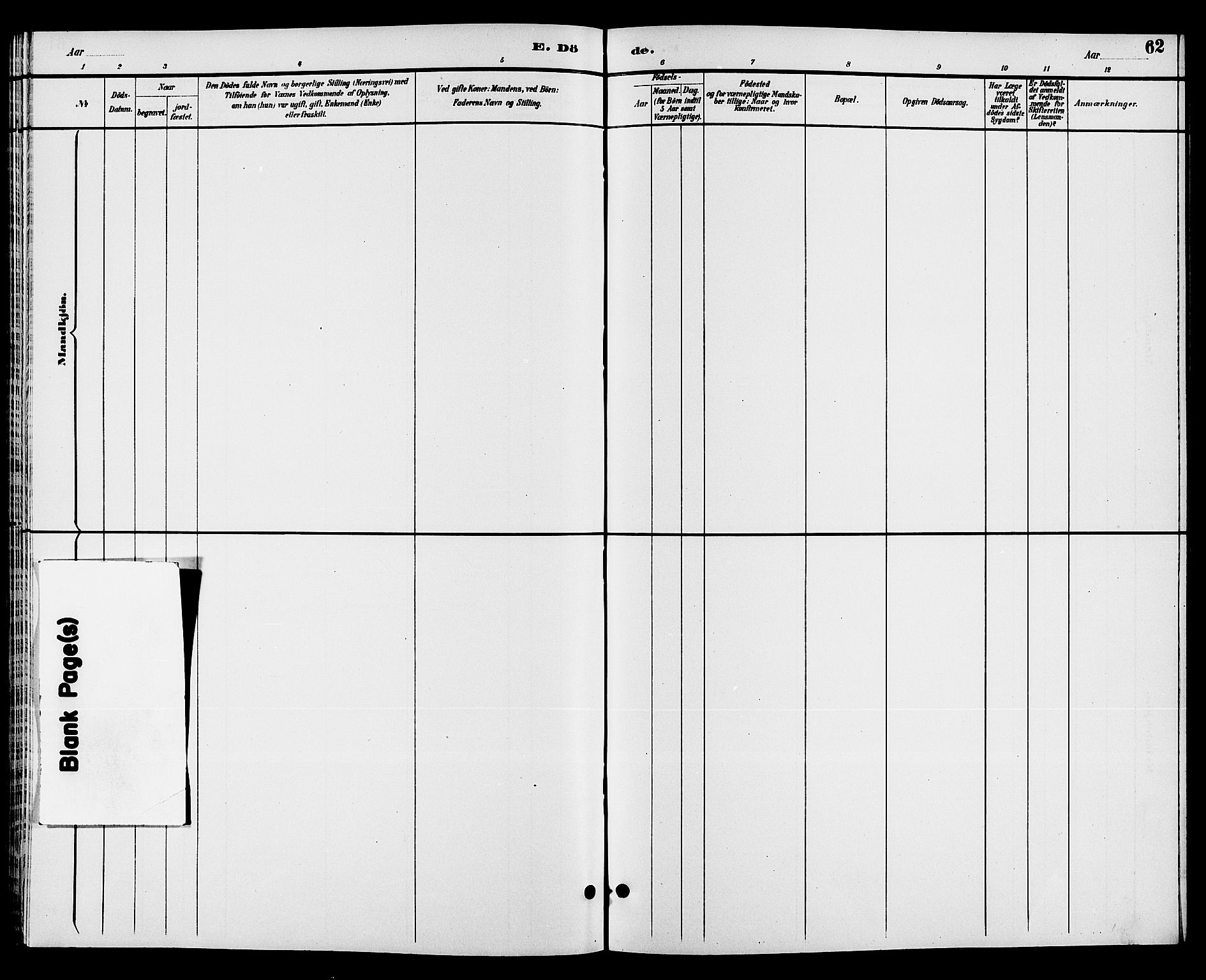 Hjartdal kirkebøker, SAKO/A-270/G/Gc/L0003: Parish register (copy) no. III 3, 1890-1907, p. 62