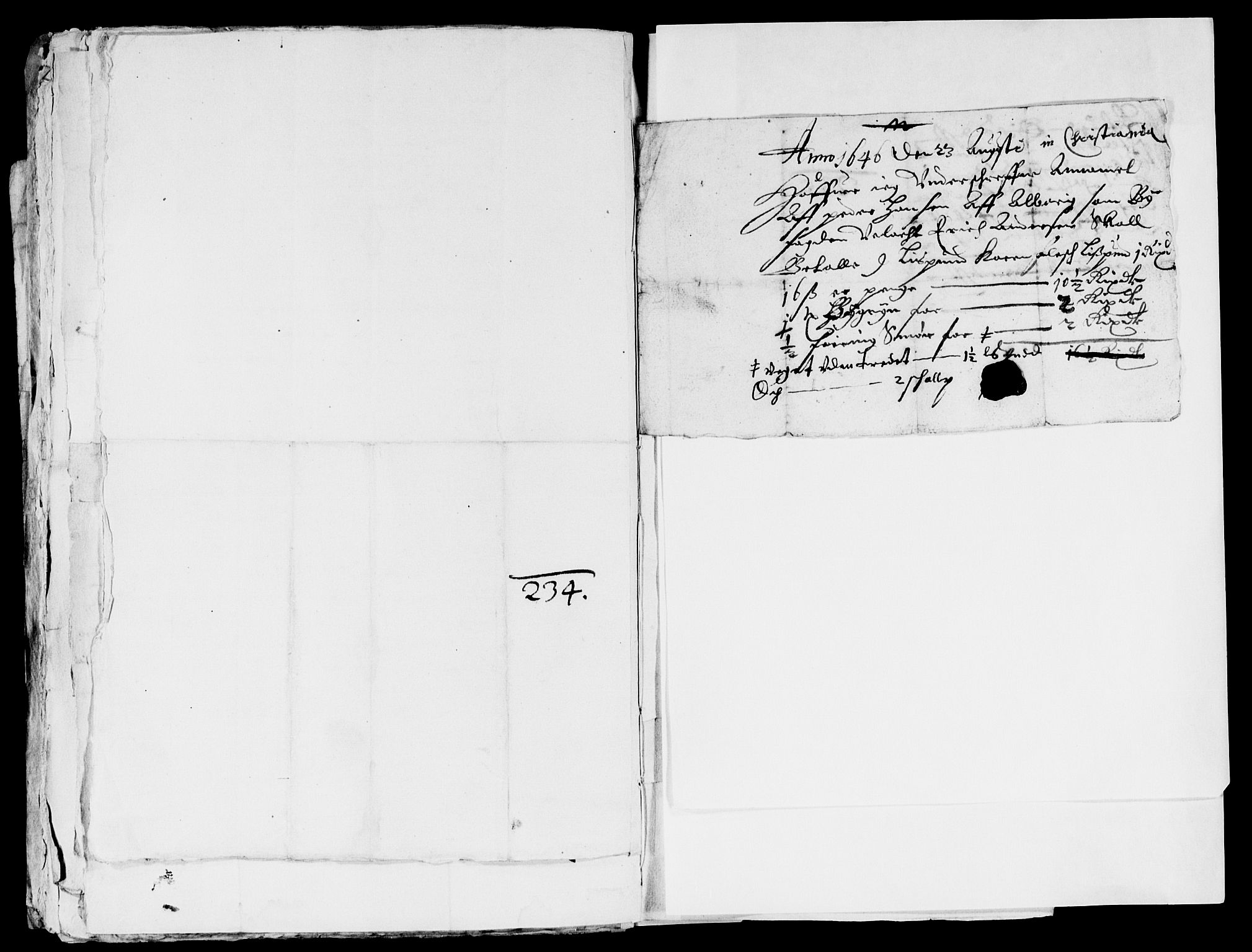 Rentekammeret inntil 1814, Reviderte regnskaper, Lensregnskaper, AV/RA-EA-5023/R/Rb/Rba/L0185: Akershus len, 1645-1646