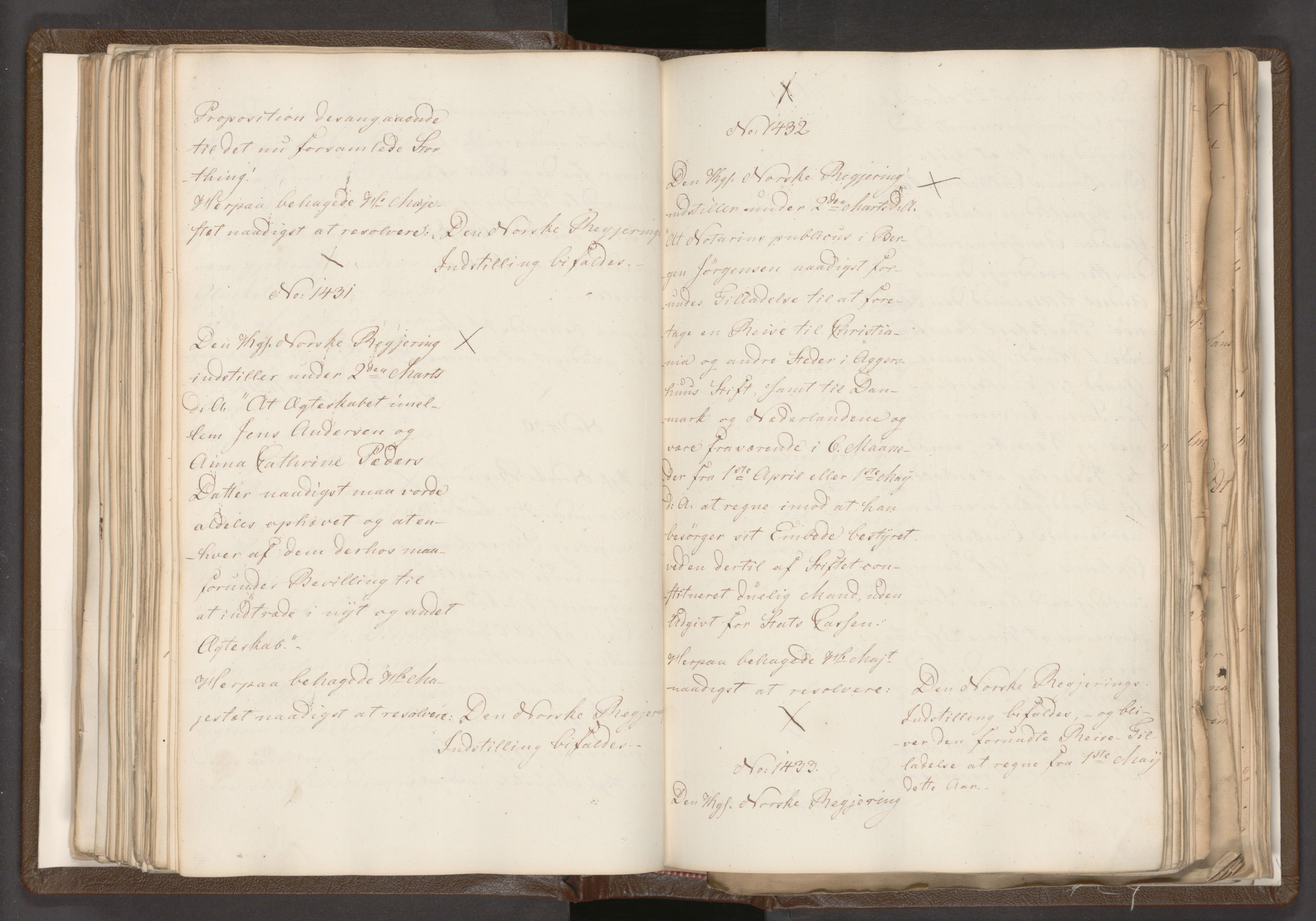 Statsrådssekretariatet, AV/RA-S-1001/A/Ab/L0018: Kgl. res. nr. 1112-1753, 1. halvår, 1824