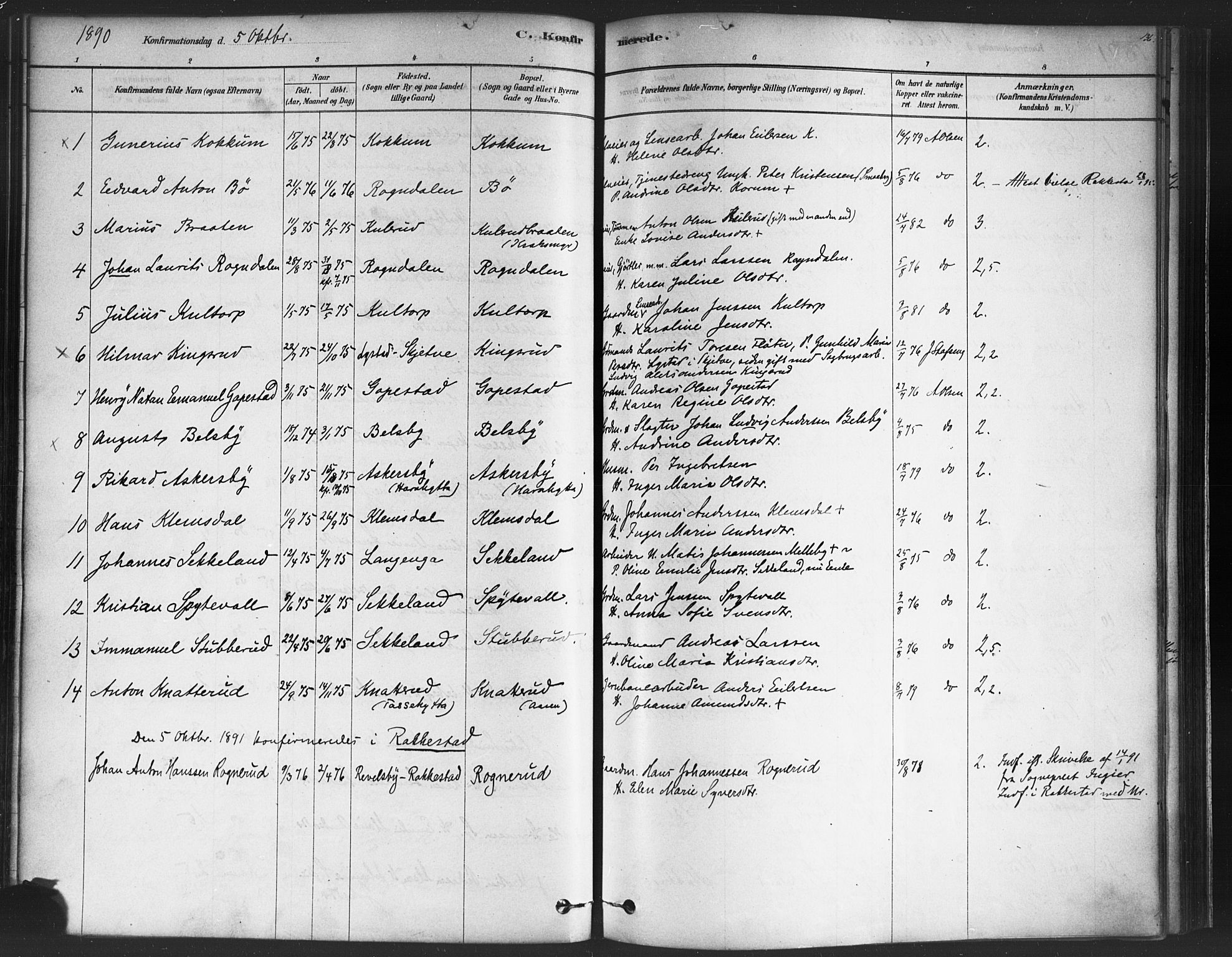 Varteig prestekontor Kirkebøker, SAO/A-10447a/F/Fa/L0002: Parish register (official) no. 2, 1878-1899, p. 136