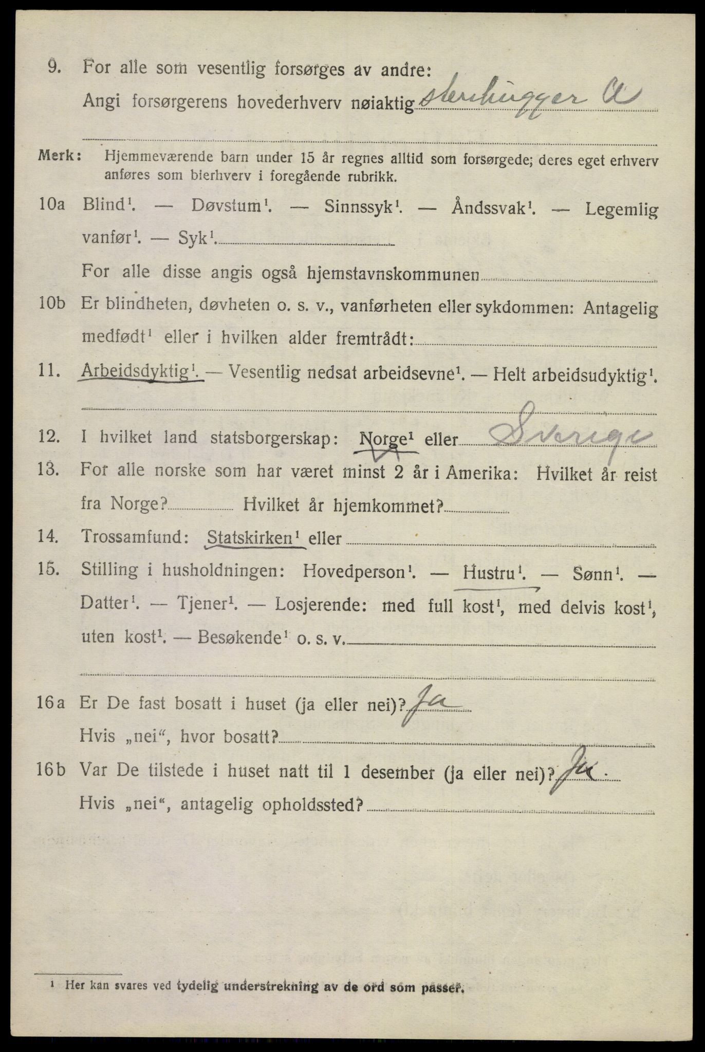 SAKO, 1920 census for Nøtterøy, 1920, p. 6008