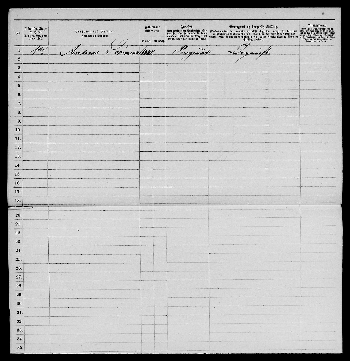 SAKO, 1885 census for 0801 Kragerø, 1885, p. 528