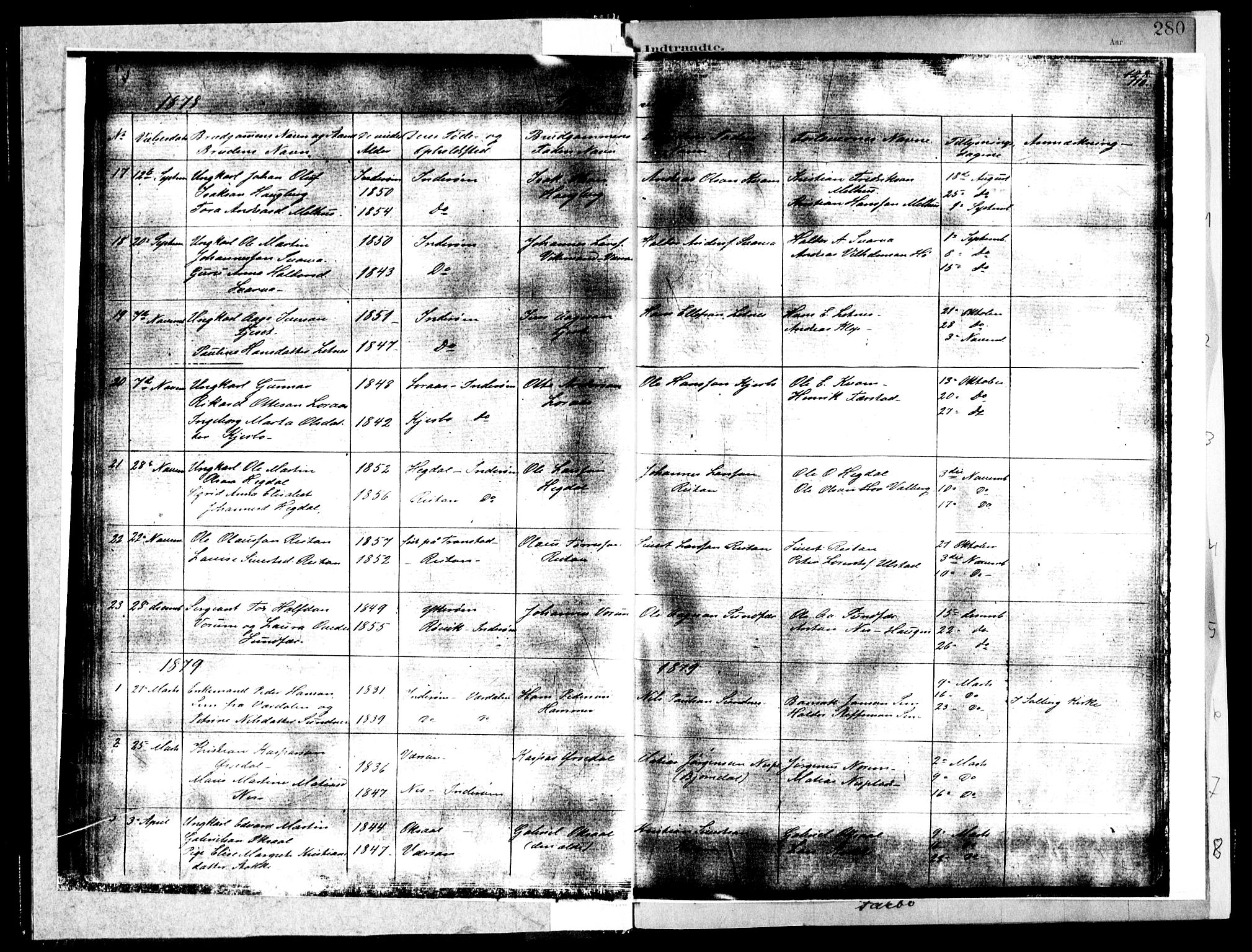 Ministerialprotokoller, klokkerbøker og fødselsregistre - Nord-Trøndelag, AV/SAT-A-1458/730/L0285: Parish register (official) no. 730A10, 1879-1914, p. 110