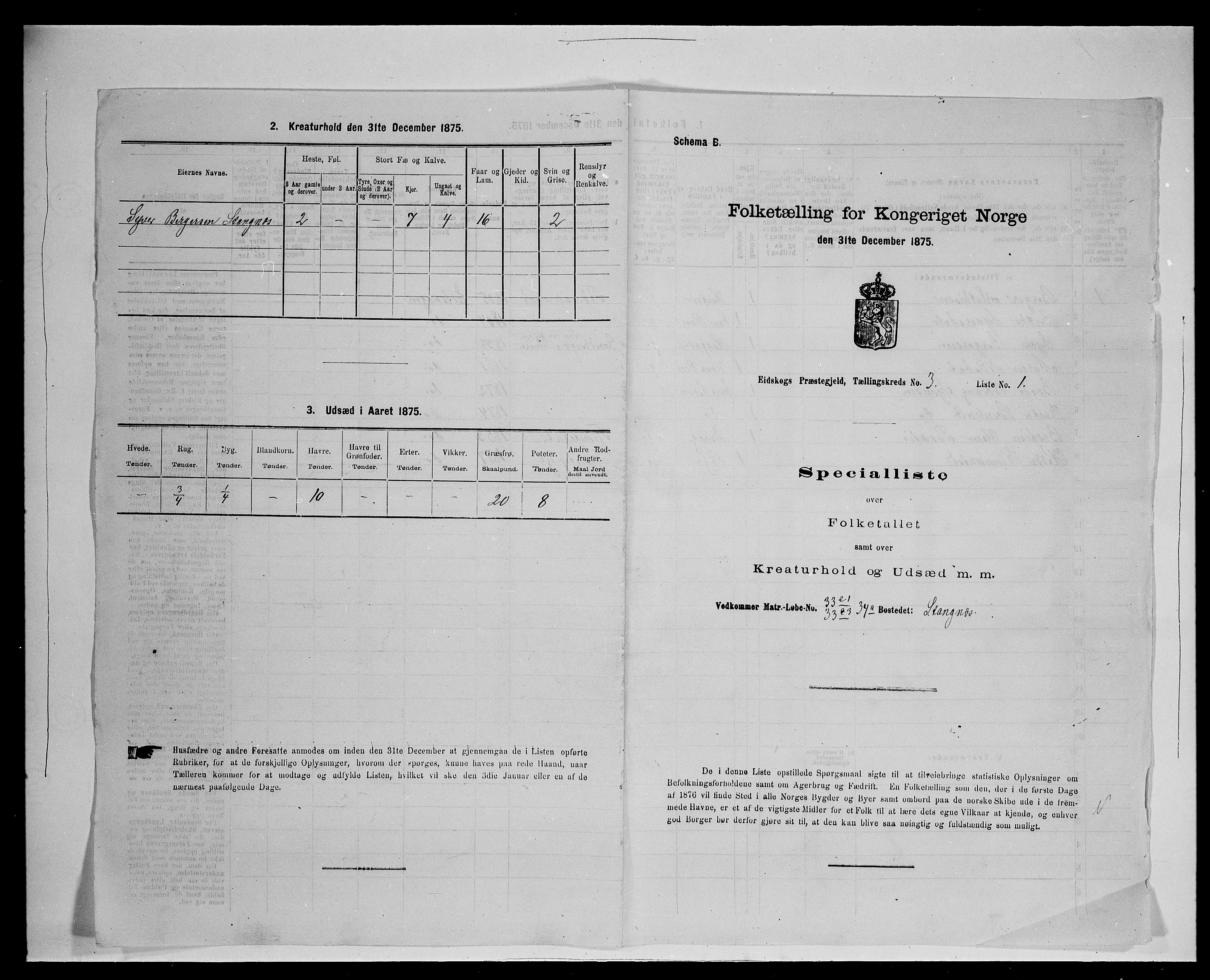 SAH, 1875 census for 0420P Eidskog, 1875, p. 469