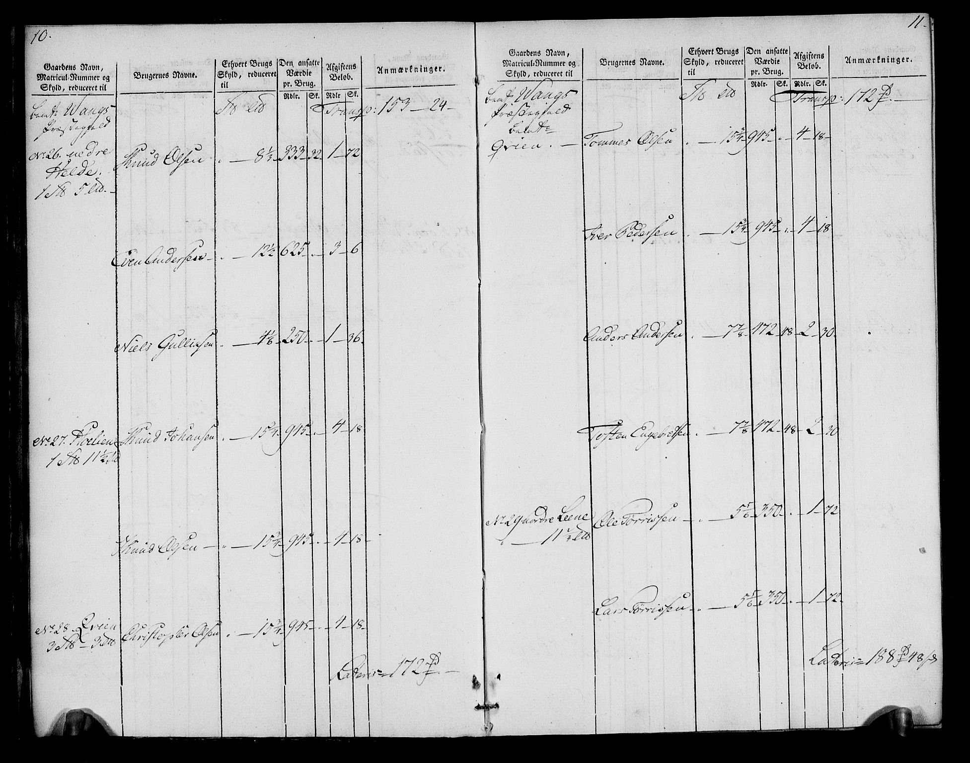 Rentekammeret inntil 1814, Realistisk ordnet avdeling, AV/RA-EA-4070/N/Ne/Nea/L0043: Valdres fogderi. Oppebørselsregister, 1803-1804, p. 8