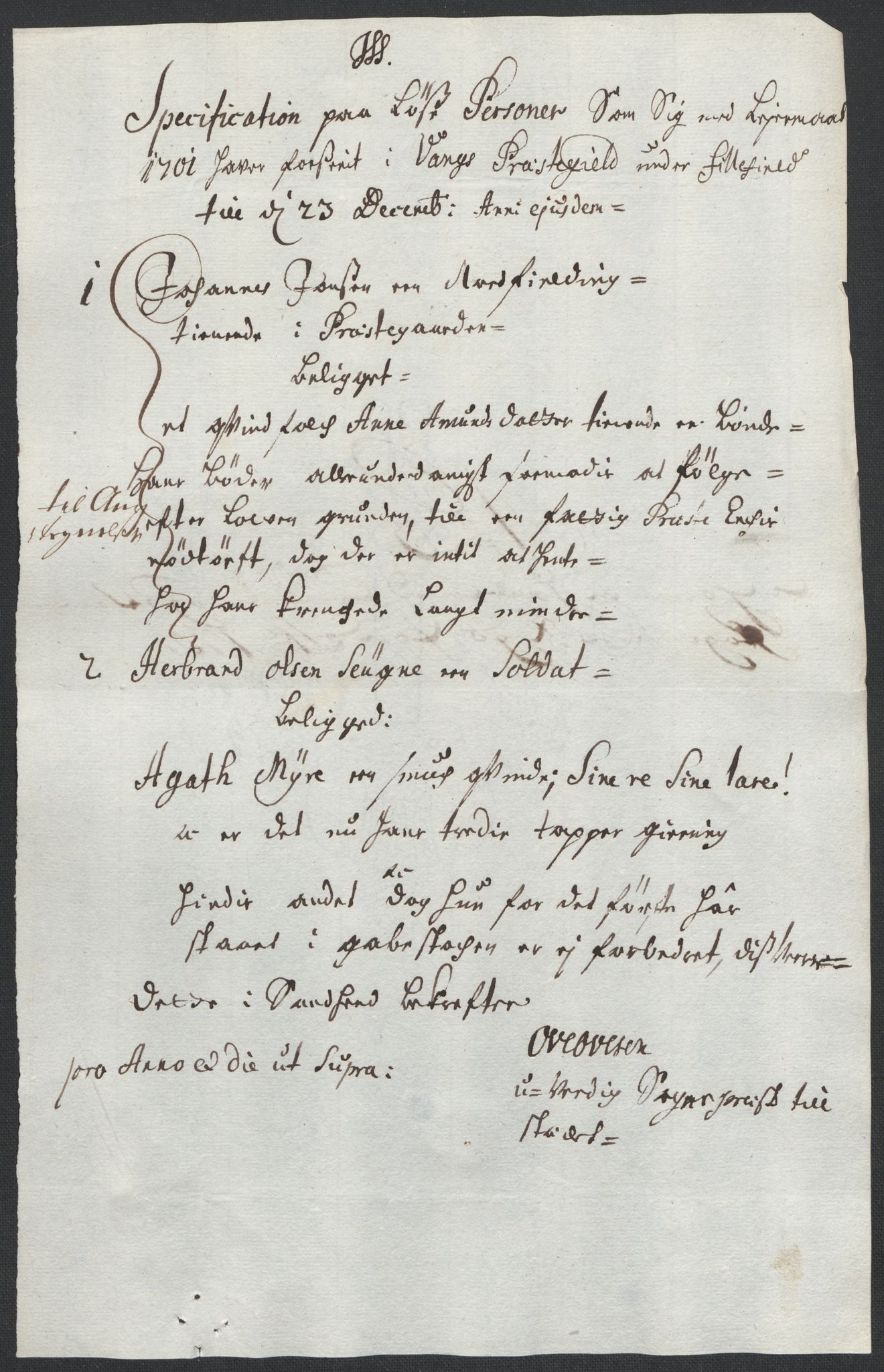 Rentekammeret inntil 1814, Reviderte regnskaper, Fogderegnskap, AV/RA-EA-4092/R18/L1299: Fogderegnskap Hadeland, Toten og Valdres, 1701, p. 317