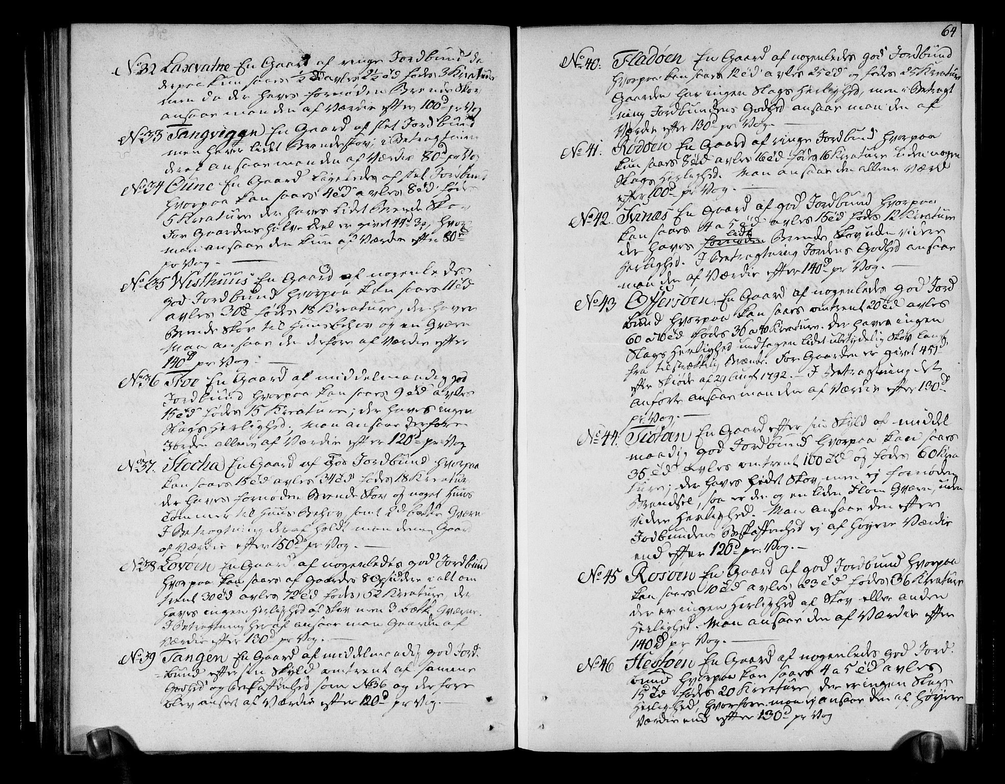 Rentekammeret inntil 1814, Realistisk ordnet avdeling, RA/EA-4070/N/Ne/Nea/L0156: Helgeland fogderi. Deliberasjonsprotokoll, 1803, p. 66