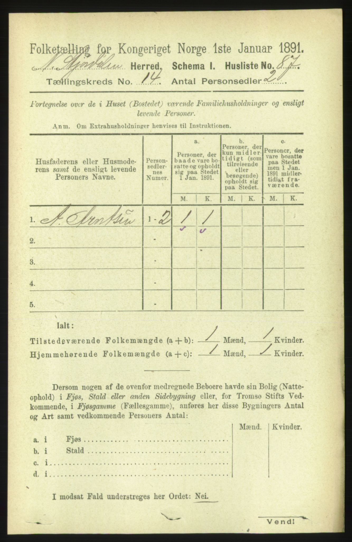 RA, 1891 census for 1714 Nedre Stjørdal, 1891, p. 6545