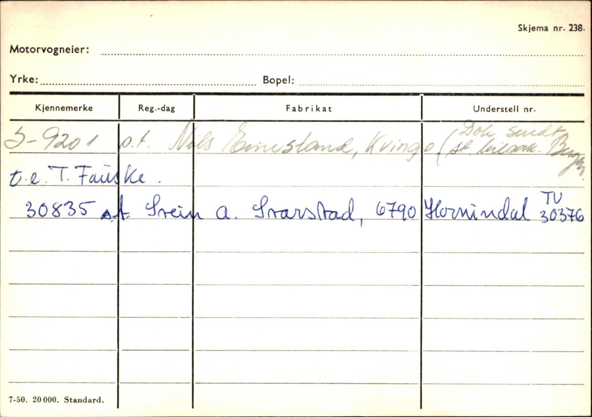 Statens vegvesen, Sogn og Fjordane vegkontor, AV/SAB-A-5301/4/F/L0129: Eigarregistrer Eid A-S, 1945-1975, p. 1470