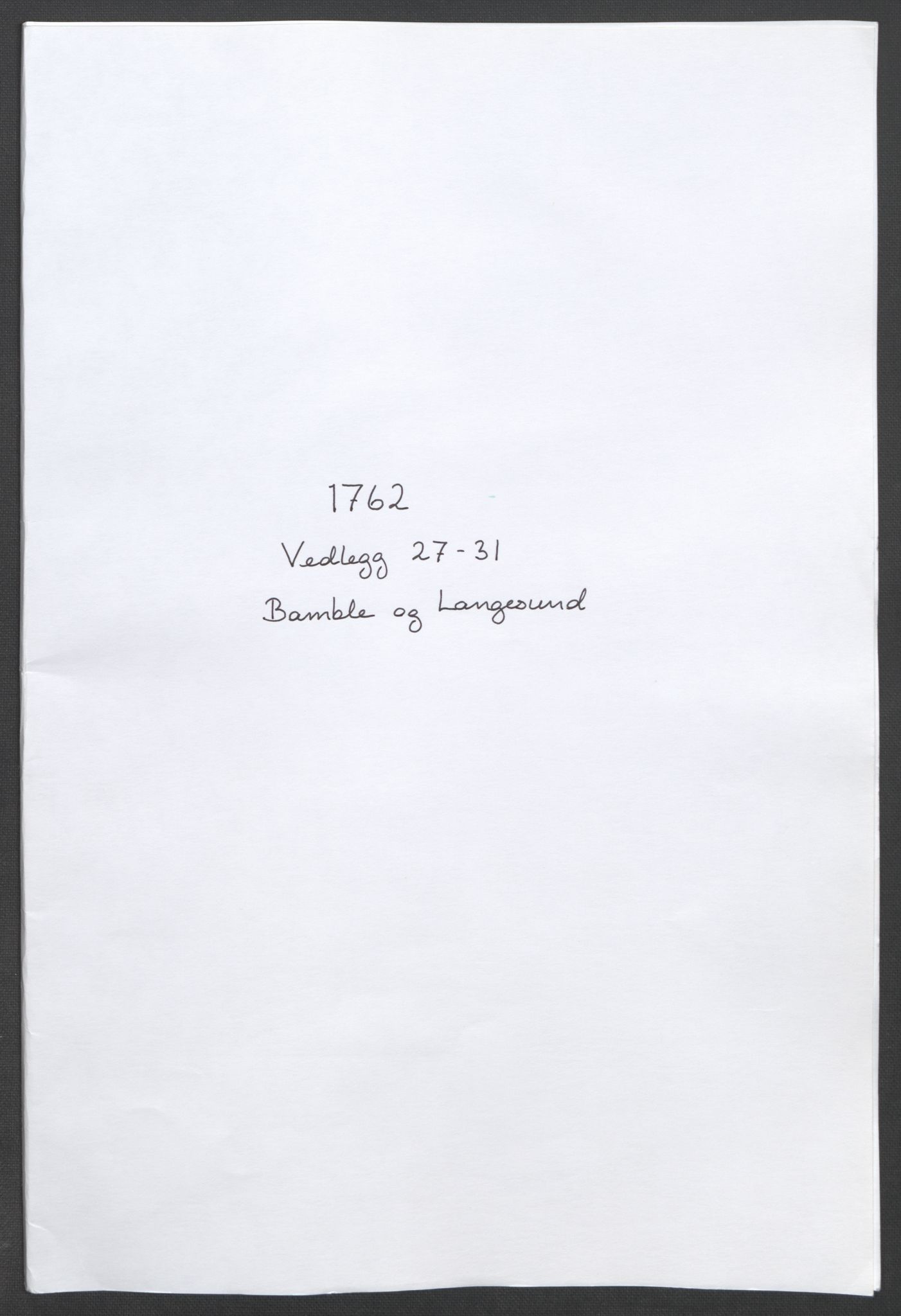 Rentekammeret inntil 1814, Reviderte regnskaper, Fogderegnskap, RA/EA-4092/R37/L2239: Ekstraskatten Nedre Telemark og Bamble, 1762-1763, p. 241