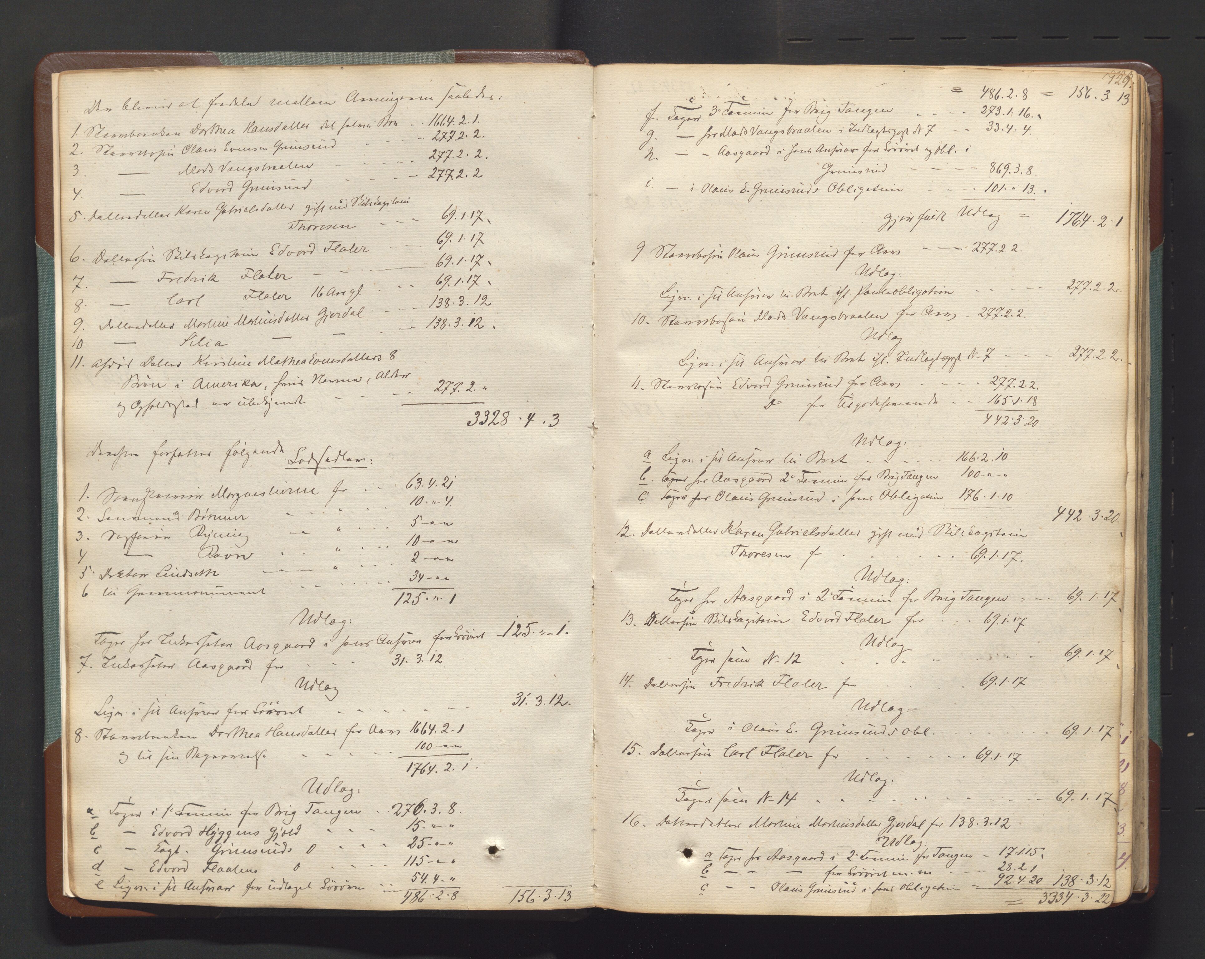 Lier, Røyken og Hurum sorenskriveri, AV/SAKO-A-89/H/He/L0001c: Skifteutlodningsprotokoll, 1836-1886, p. 728b-729a
