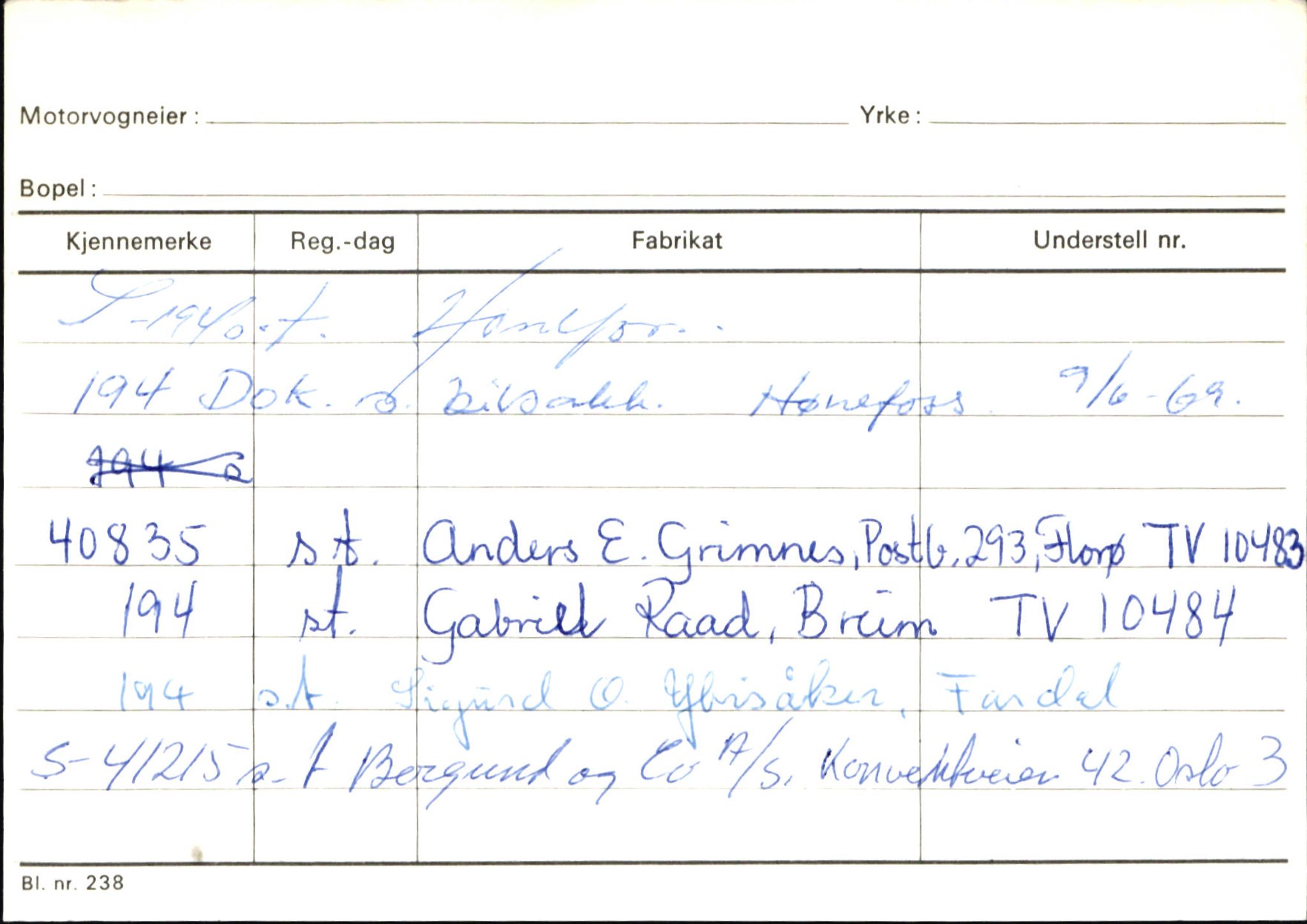 Statens vegvesen, Sogn og Fjordane vegkontor, AV/SAB-A-5301/4/F/L0145: Registerkort Vågsøy S-Å. Årdal I-P, 1945-1975, p. 1161