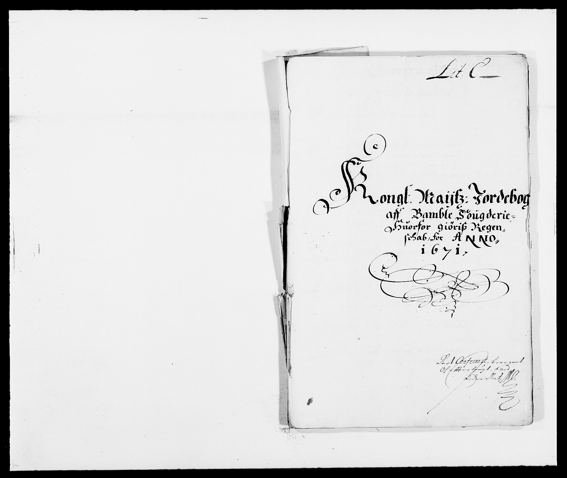 Rentekammeret inntil 1814, Reviderte regnskaper, Fogderegnskap, RA/EA-4092/R34/L2041: Fogderegnskap Bamble, 1670-1672, p. 193