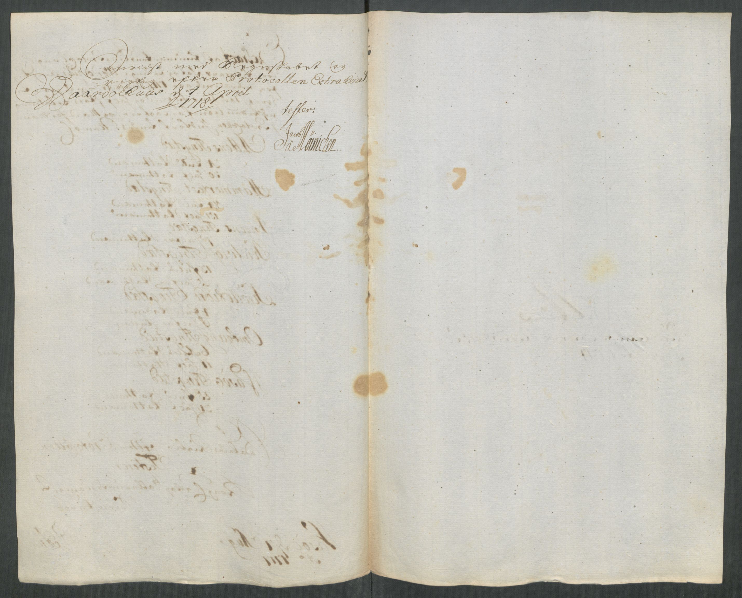 Rentekammeret inntil 1814, Reviderte regnskaper, Fogderegnskap, AV/RA-EA-4092/R69/L4857: Fogderegnskap Finnmark/Vardøhus, 1716-1718, p. 246