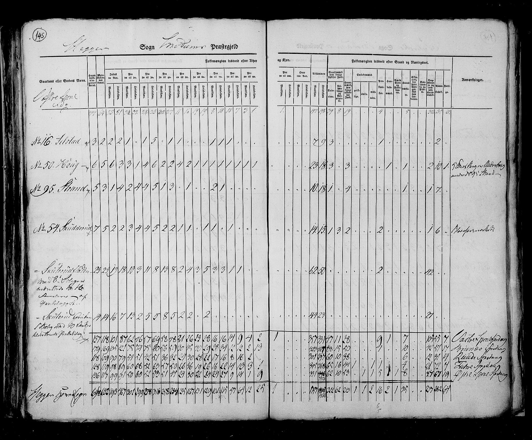 RA, Census 1825, vol. 7: Buskerud amt, 1825, p. 145