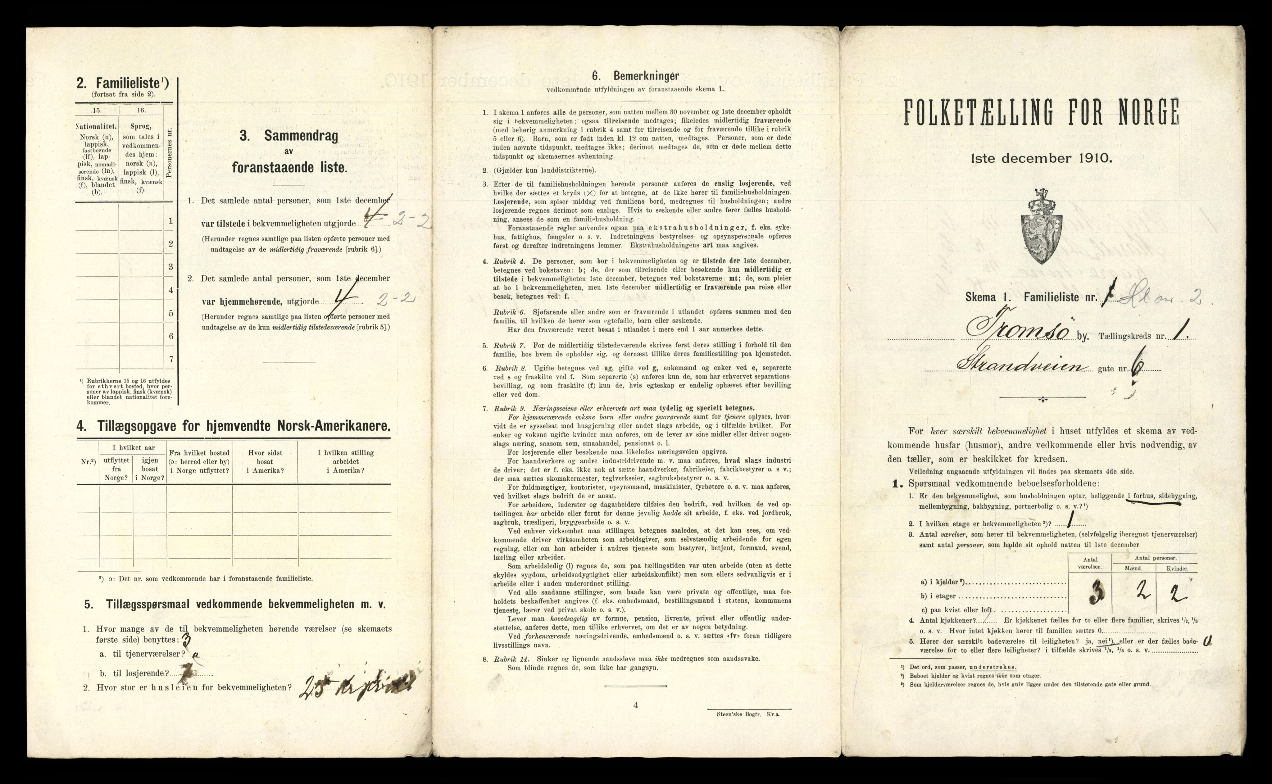 RA, 1910 census for Tromsø, 1910, p. 40