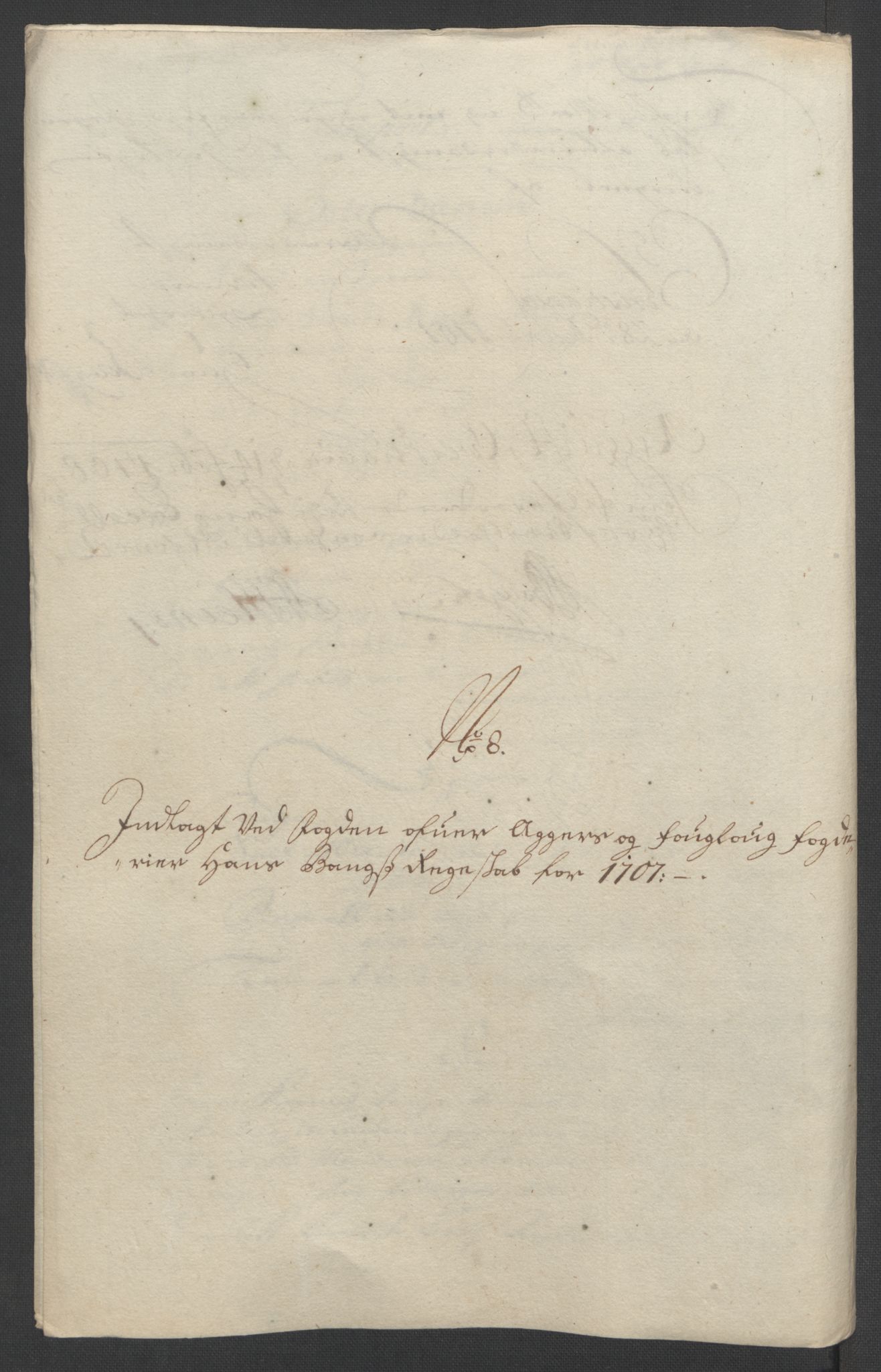 Rentekammeret inntil 1814, Reviderte regnskaper, Fogderegnskap, AV/RA-EA-4092/R10/L0447: Fogderegnskap Aker og Follo, 1707-1709, p. 99