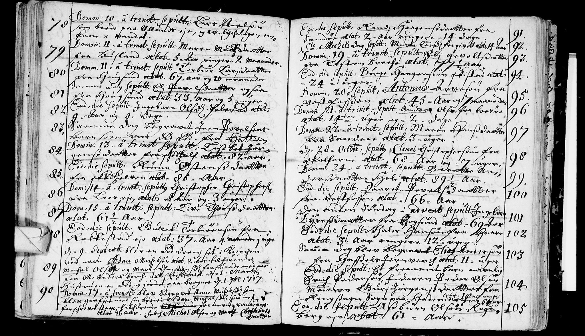 Eiker kirkebøker, AV/SAKO-A-4/F/Fa/L0006: Parish register (official) no. I 6 /1, 1705-1733