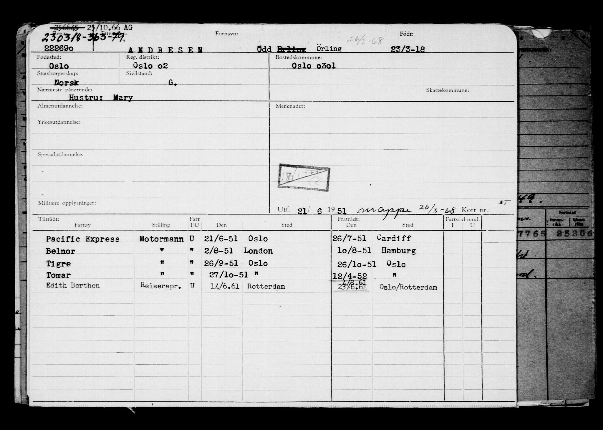 Direktoratet for sjømenn, AV/RA-S-3545/G/Gb/L0156: Hovedkort, 1918, p. 524