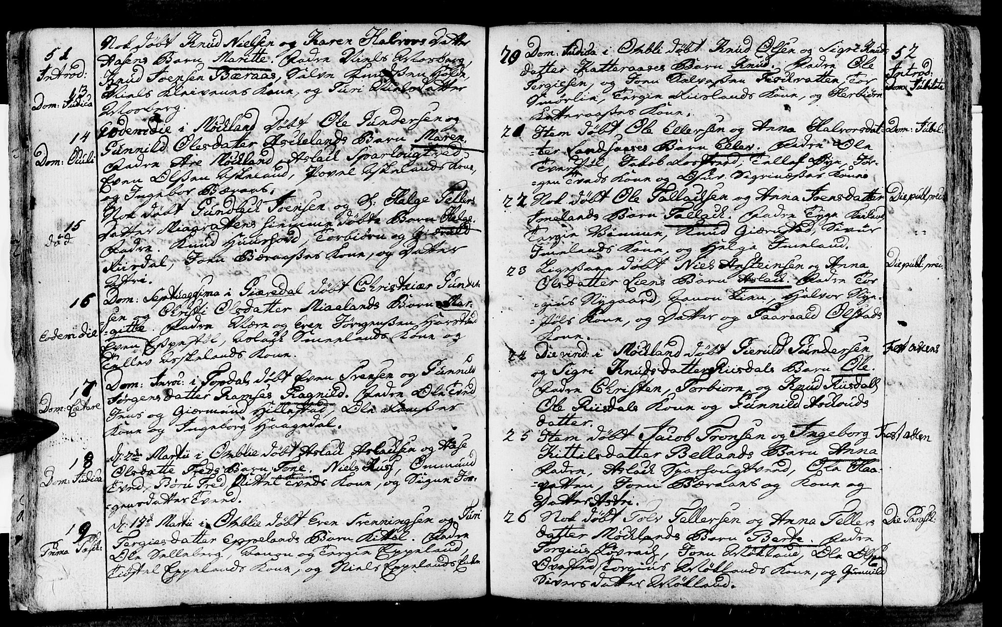 Åmli sokneprestkontor, AV/SAK-1111-0050/F/Fa/Fac/L0003: Parish register (official) no. A 3, 1756-1775, p. 52-53