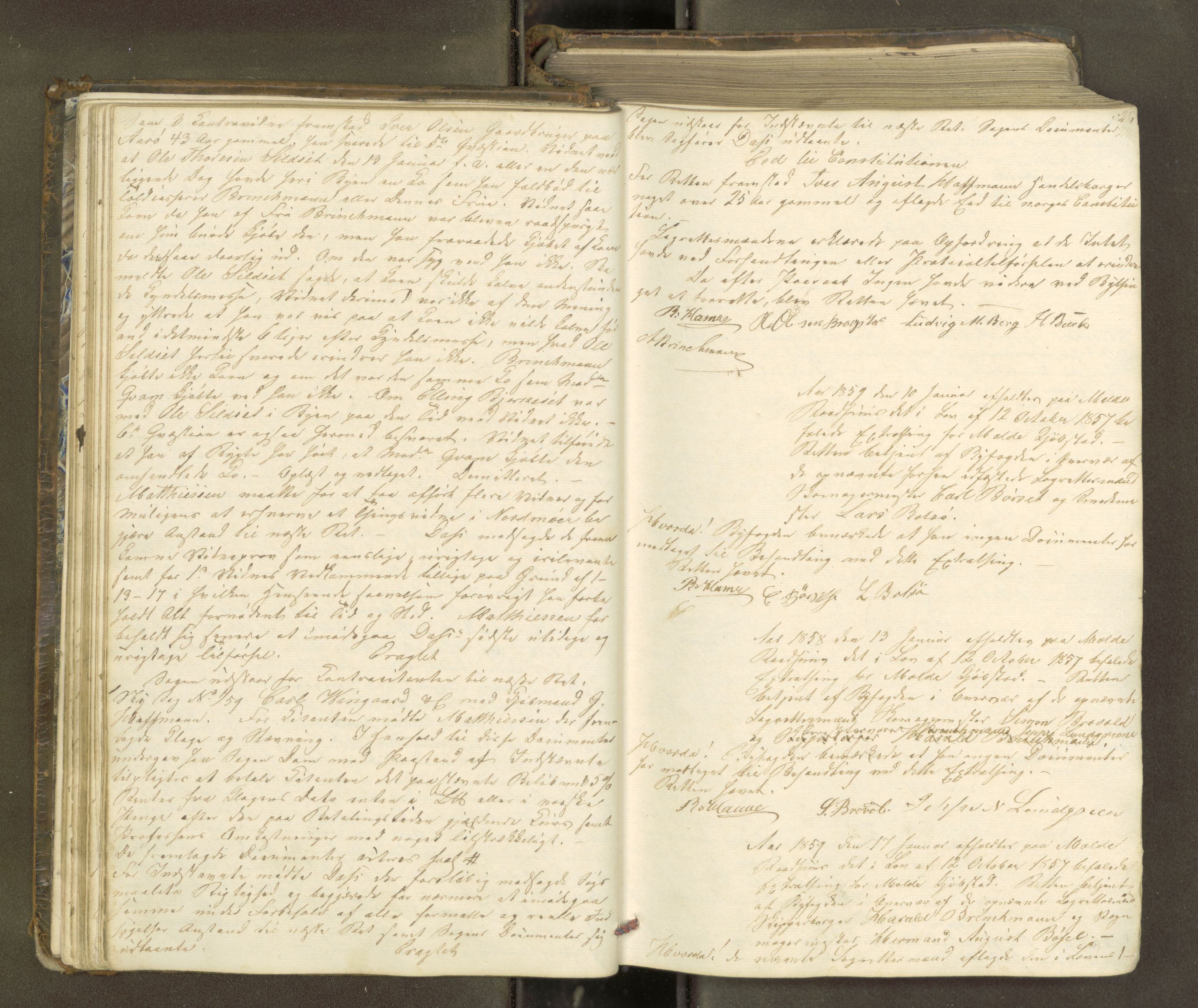 Molde byfogd, AV/SAT-A-0025/1/1A/L0009: Justisprotokoll, 1858-1863, p. 23b-24a
