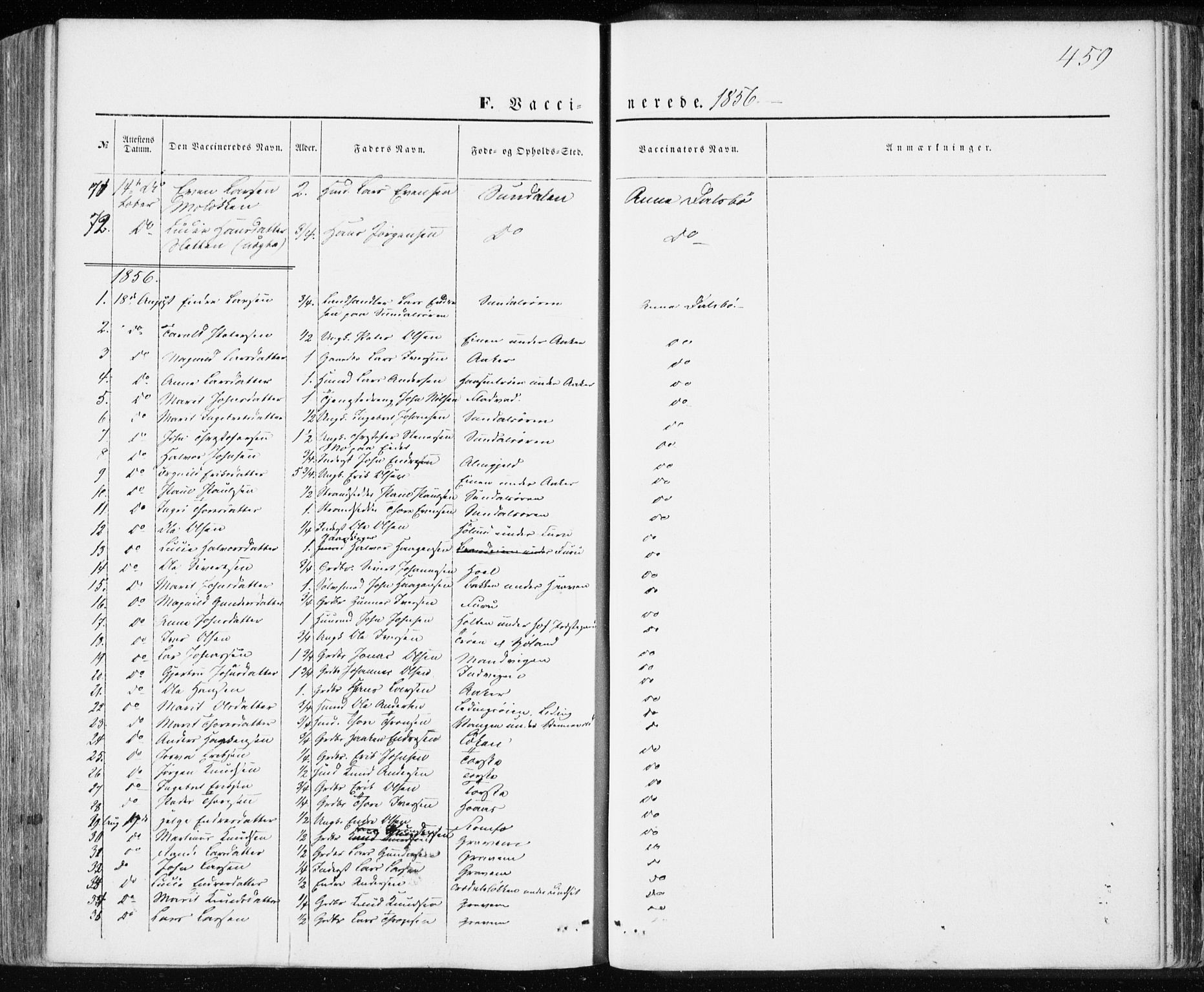 Ministerialprotokoller, klokkerbøker og fødselsregistre - Møre og Romsdal, SAT/A-1454/590/L1013: Parish register (official) no. 590A05, 1847-1877, p. 459