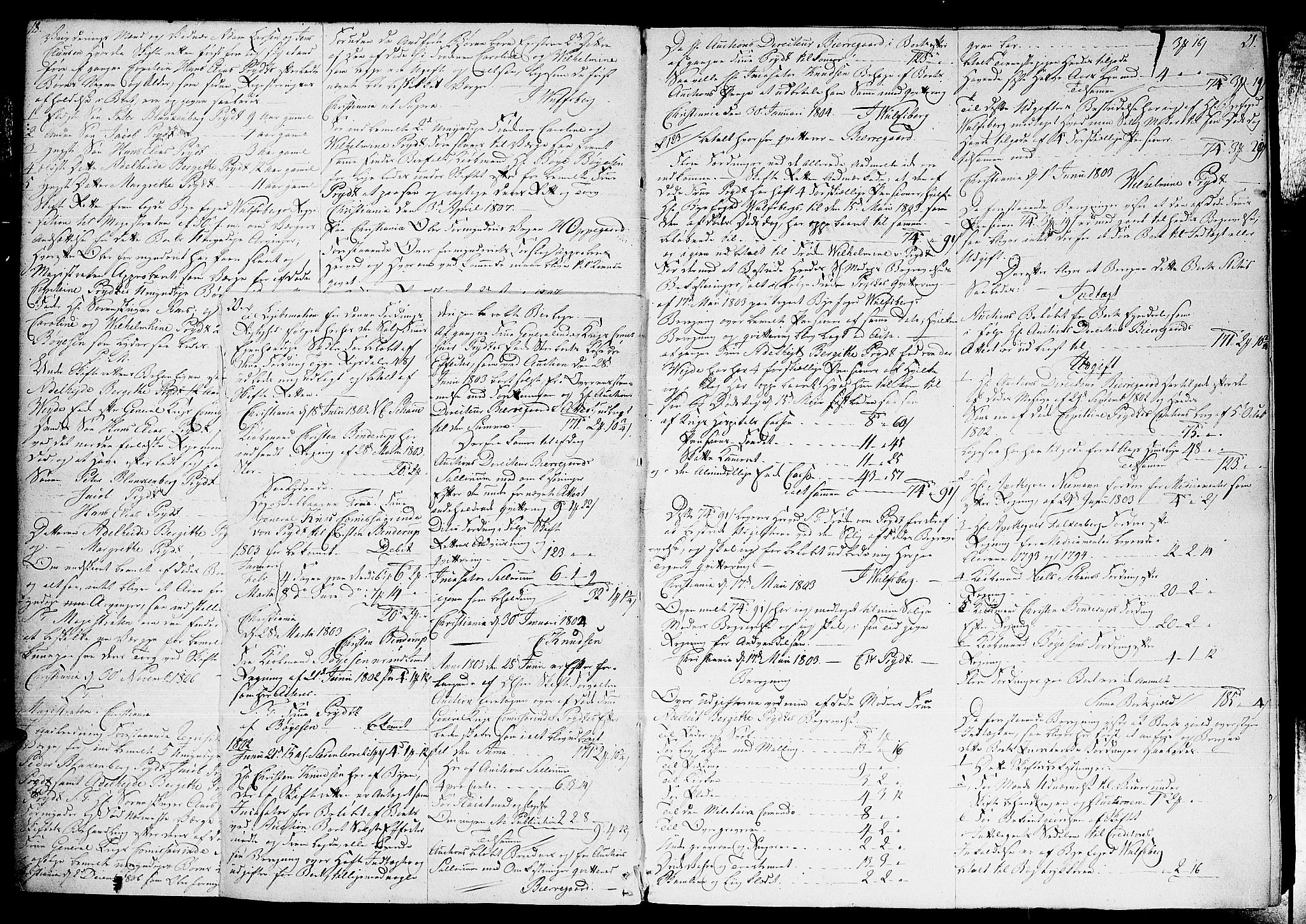 Oslo skifterett, AV/SAO-A-10383/H/Ha/L0014: Skifteprotokoll, 1806-1810, p. 20-21