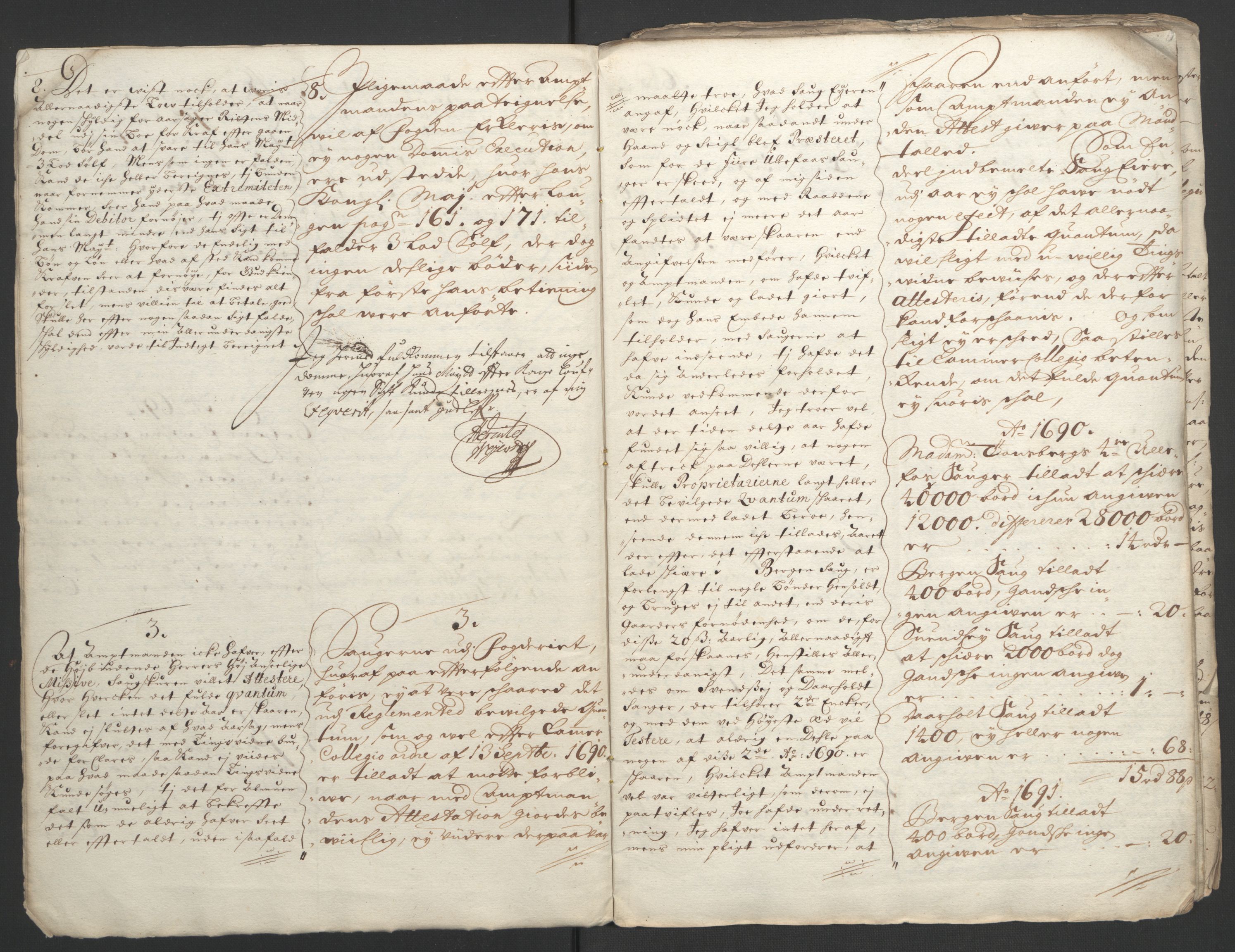 Rentekammeret inntil 1814, Reviderte regnskaper, Fogderegnskap, AV/RA-EA-4092/R35/L2090: Fogderegnskap Øvre og Nedre Telemark, 1692, p. 355