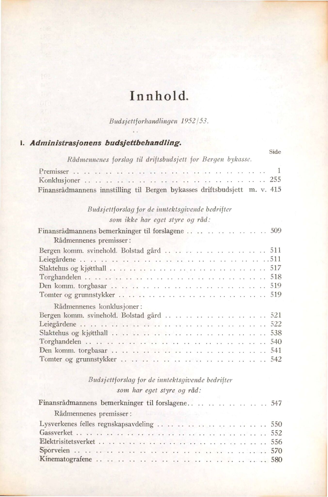 Bergen kommune. Formannskapet, BBA/A-0003/Ad/L0165: Bergens Kommuneforhandlinger, bind II, 1952