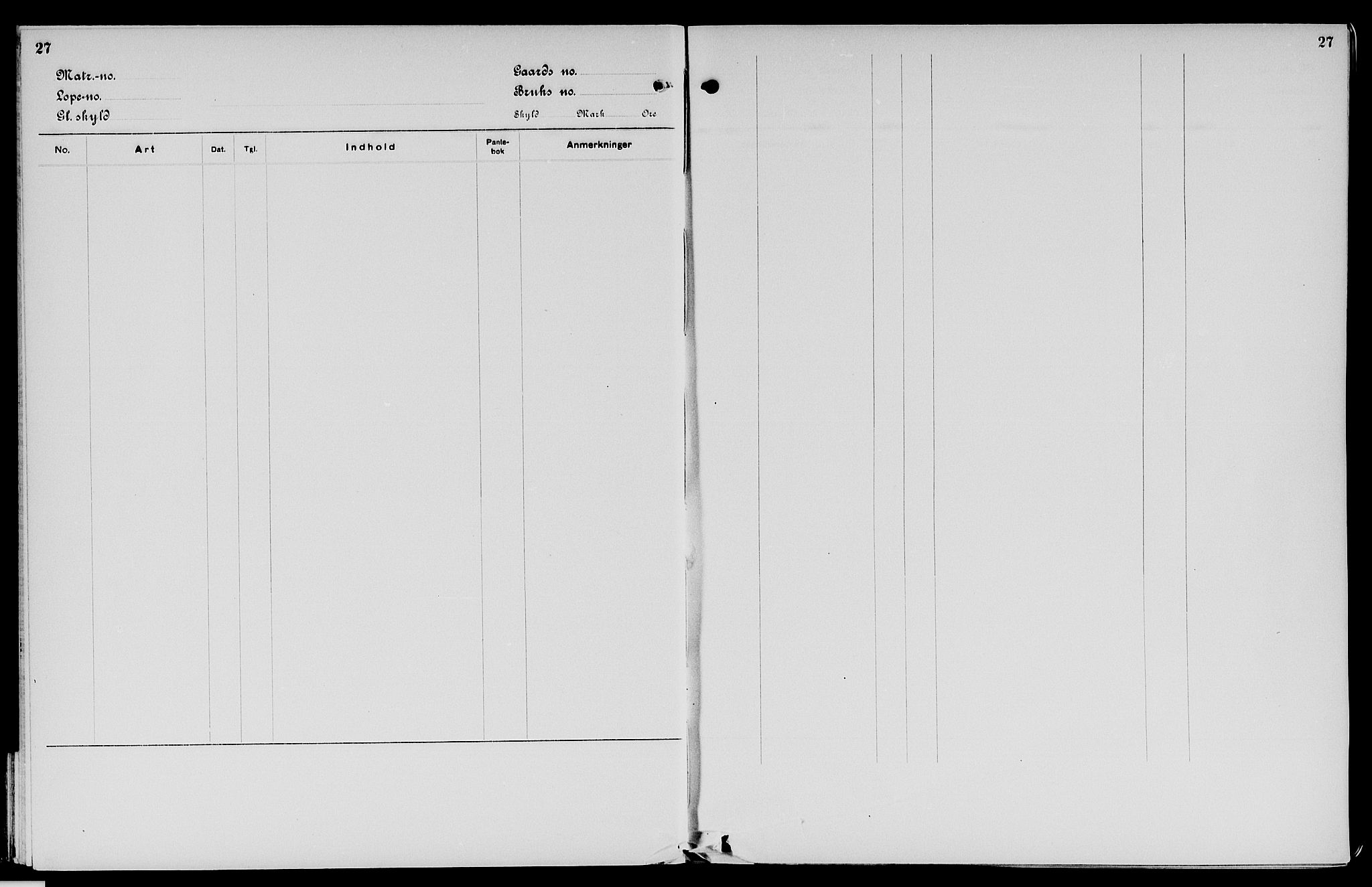 Vinger og Odal sorenskriveri, SAH/TING-022/H/Ha/Hac/Hacc/L0007: Mortgage register no. 3.7, 1923, p. 27