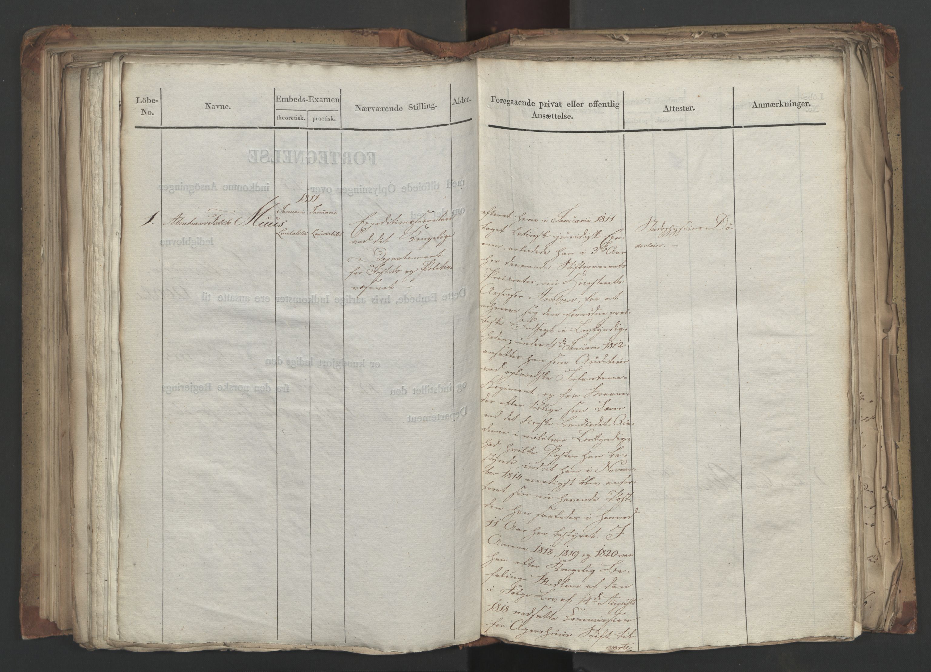 Statsrådsavdelingen i Stockholm, AV/RA-S-1003/D/Da/L0043: Regjeringsinnstillinger nr. 2706-2845, 1825, p. 239