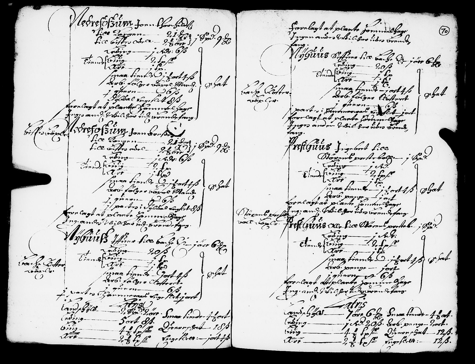 Rentekammeret inntil 1814, Realistisk ordnet avdeling, AV/RA-EA-4070/N/Nb/Nba/L0051: Gauldal fogderi, 1667, p. 69b-70a