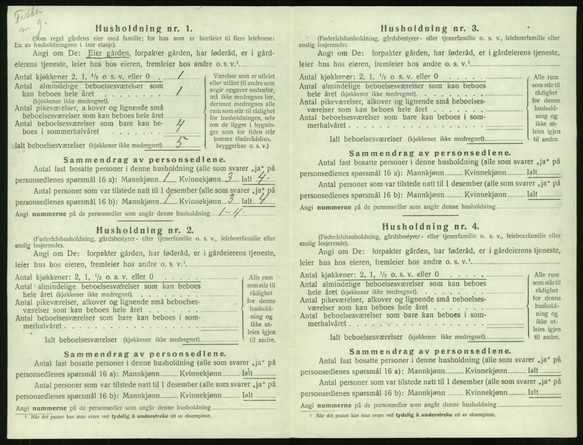 SAT, 1920 census for Vigra, 1920, p. 203