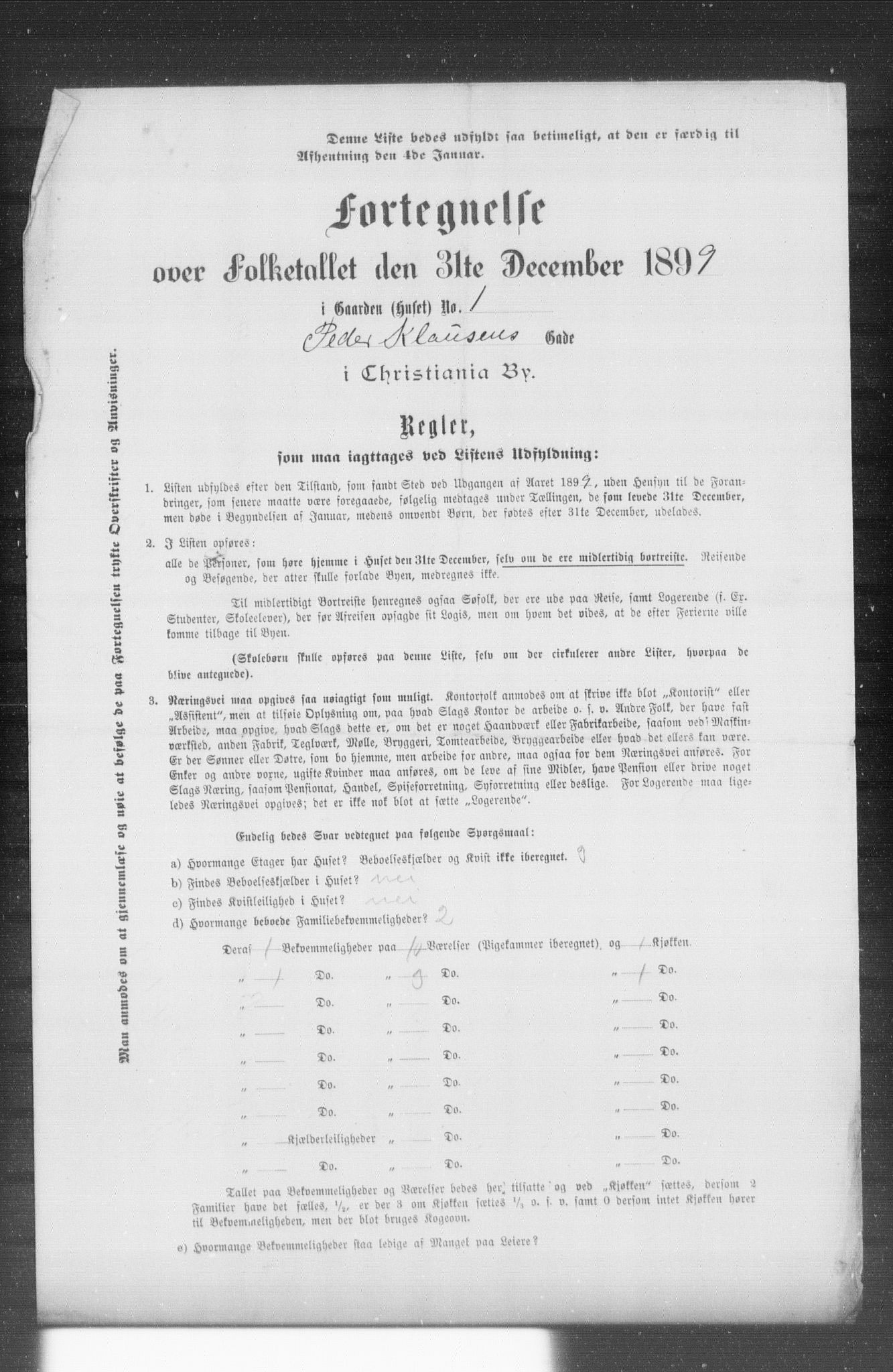 OBA, Municipal Census 1899 for Kristiania, 1899, p. 10256