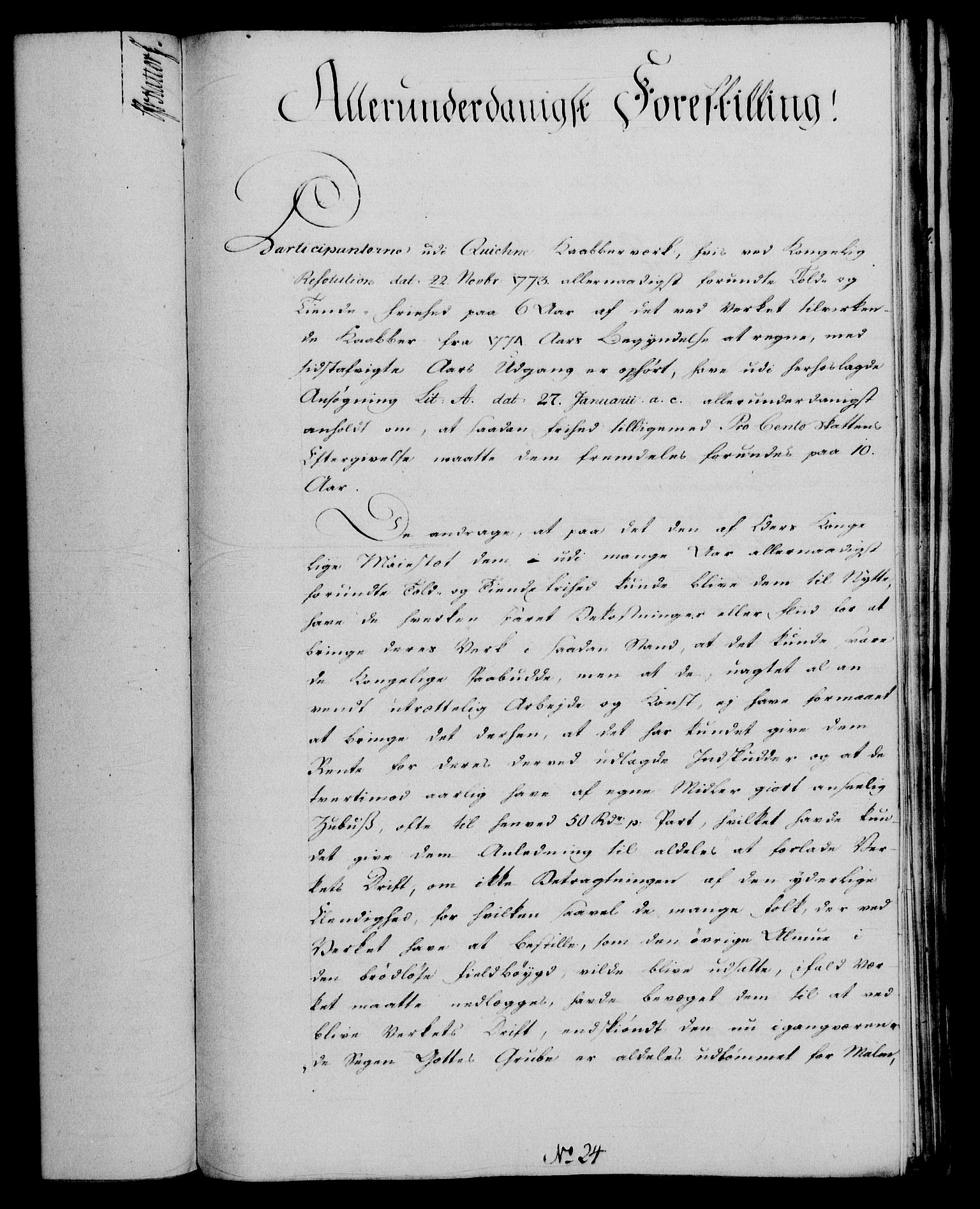 Rentekammeret, Renteskriverkontorene, AV/RA-EA-3115/M/Mf/Mfa/L0002: Resolusjonsprotokoll med register (merket RK 54.2), 1778-1780