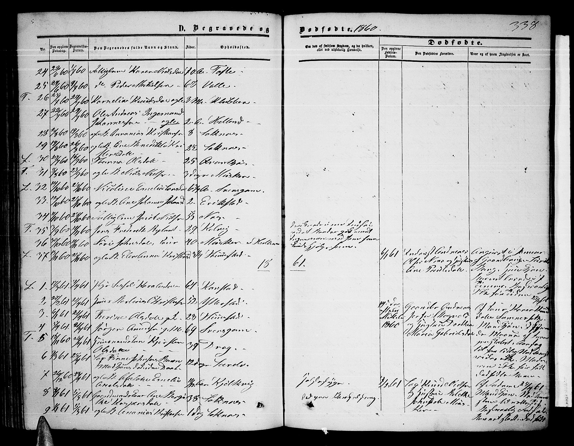 Ministerialprotokoller, klokkerbøker og fødselsregistre - Nordland, AV/SAT-A-1459/872/L1046: Parish register (copy) no. 872C02, 1852-1879, p. 338