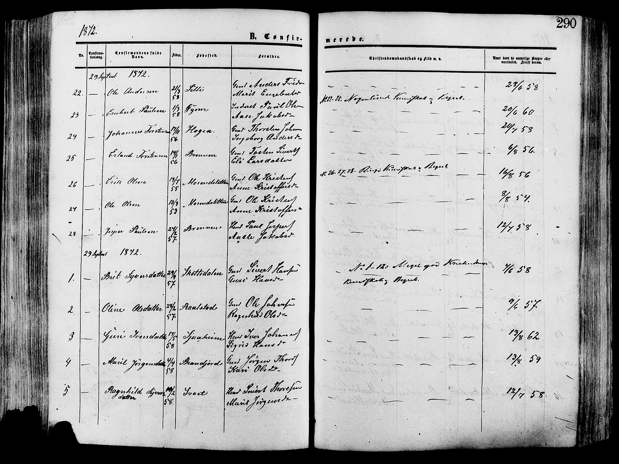 Lesja prestekontor, AV/SAH-PREST-068/H/Ha/Haa/L0008: Parish register (official) no. 8, 1854-1880, p. 290