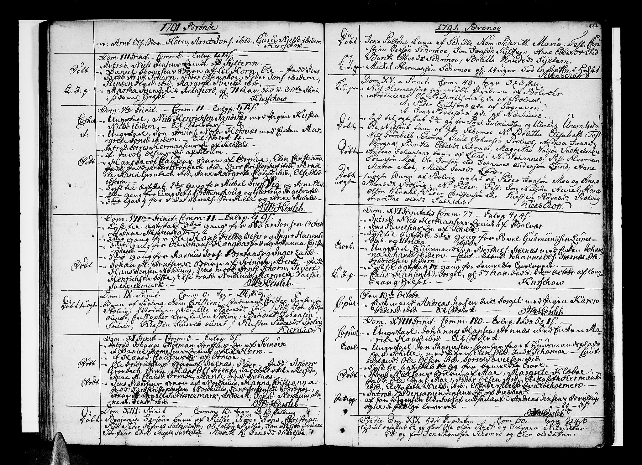 Ministerialprotokoller, klokkerbøker og fødselsregistre - Nordland, SAT/A-1459/813/L0195: Parish register (official) no. 813A05, 1752-1803, p. 144