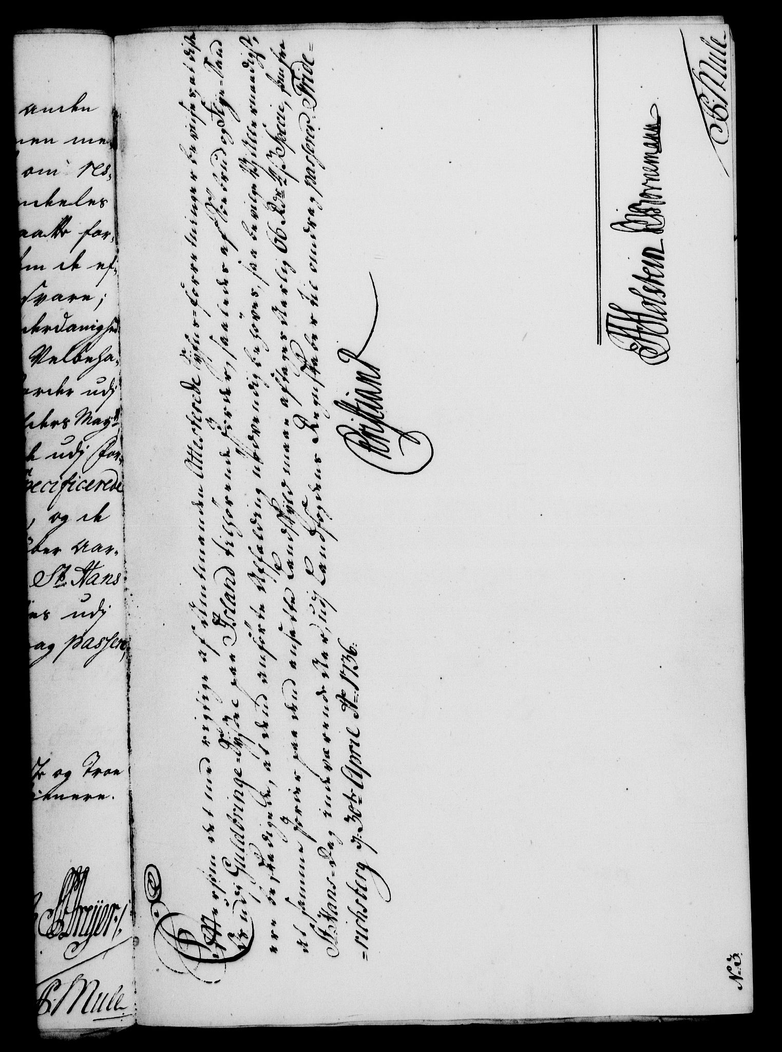 Rentekammeret, Kammerkanselliet, AV/RA-EA-3111/G/Gf/Gfa/L0019: Norsk relasjons- og resolusjonsprotokoll (merket RK 52.19), 1736, p. 284