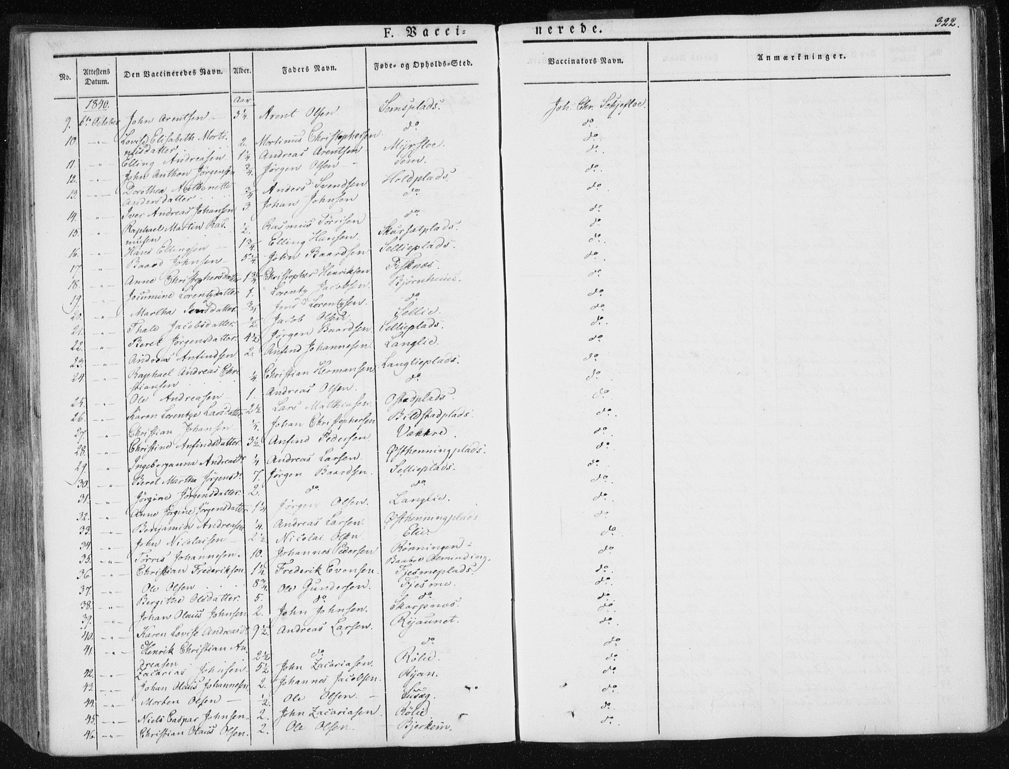 Ministerialprotokoller, klokkerbøker og fødselsregistre - Nord-Trøndelag, SAT/A-1458/735/L0339: Parish register (official) no. 735A06 /1, 1836-1848, p. 322