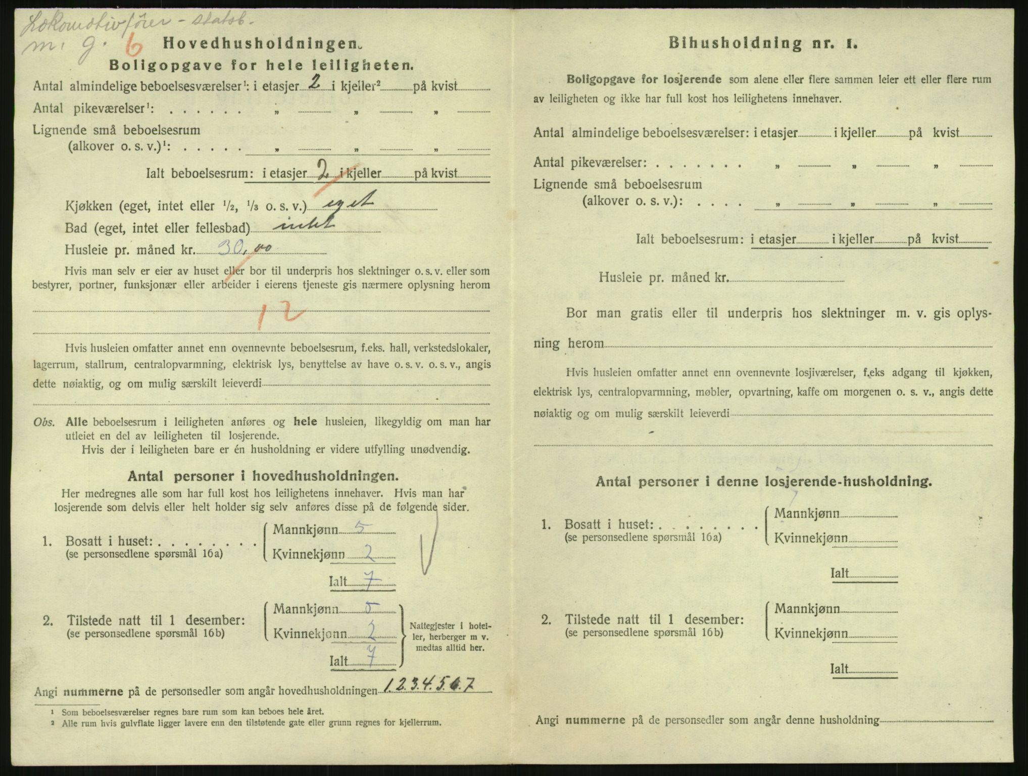 SAH, 1920 census for Kongsvinger, 1920, p. 1402