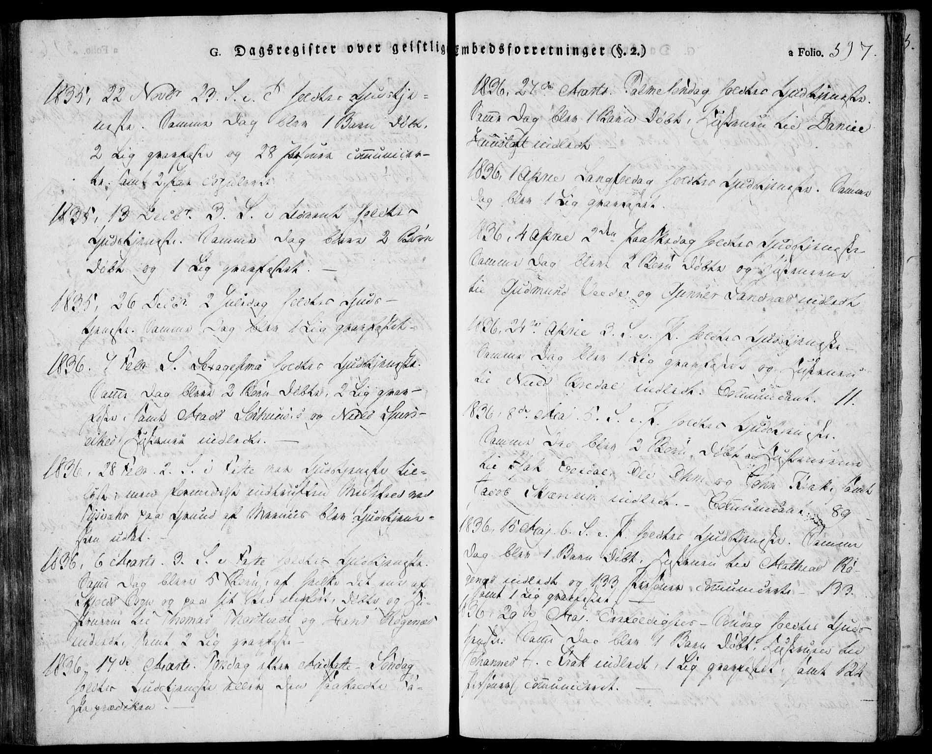 Skjold sokneprestkontor, AV/SAST-A-101847/H/Ha/Haa/L0005: Parish register (official) no. A 5, 1830-1856, p. 397