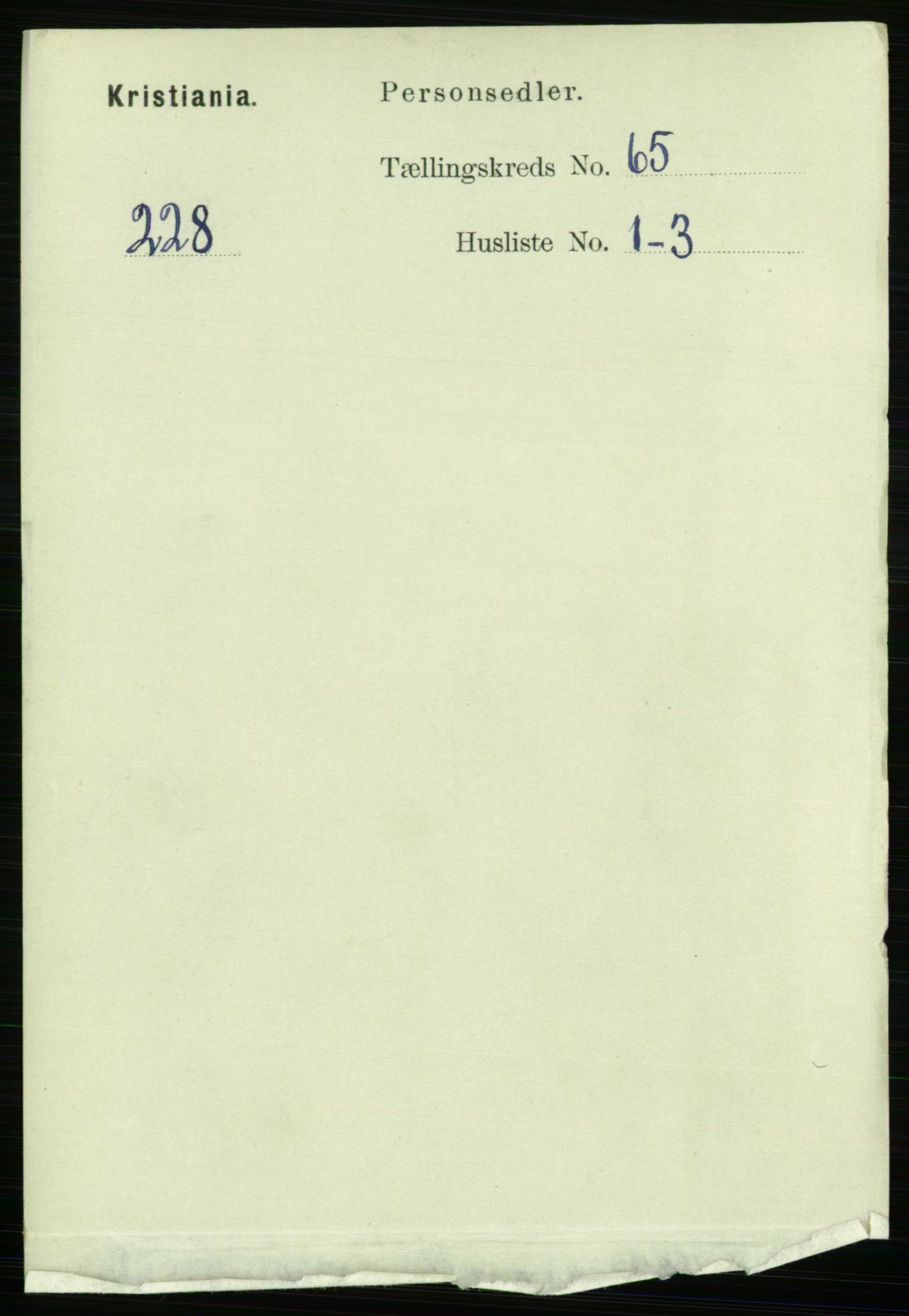 RA, 1891 census for 0301 Kristiania, 1891, p. 34868