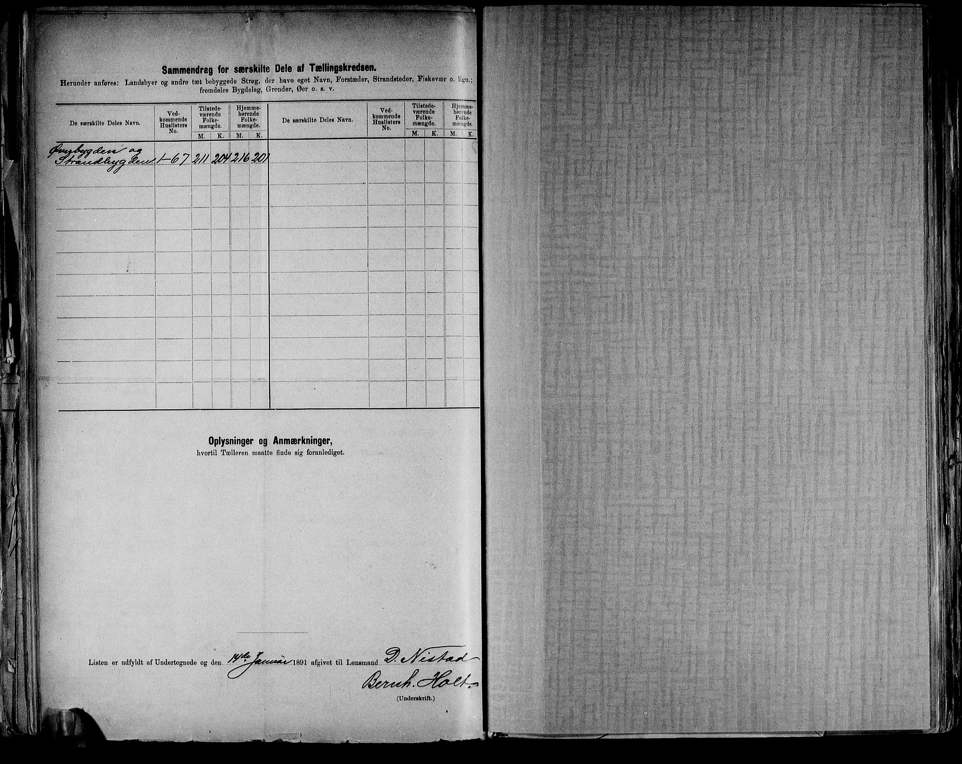 RA, 1891 census for 0428 Trysil, 1891, p. 30