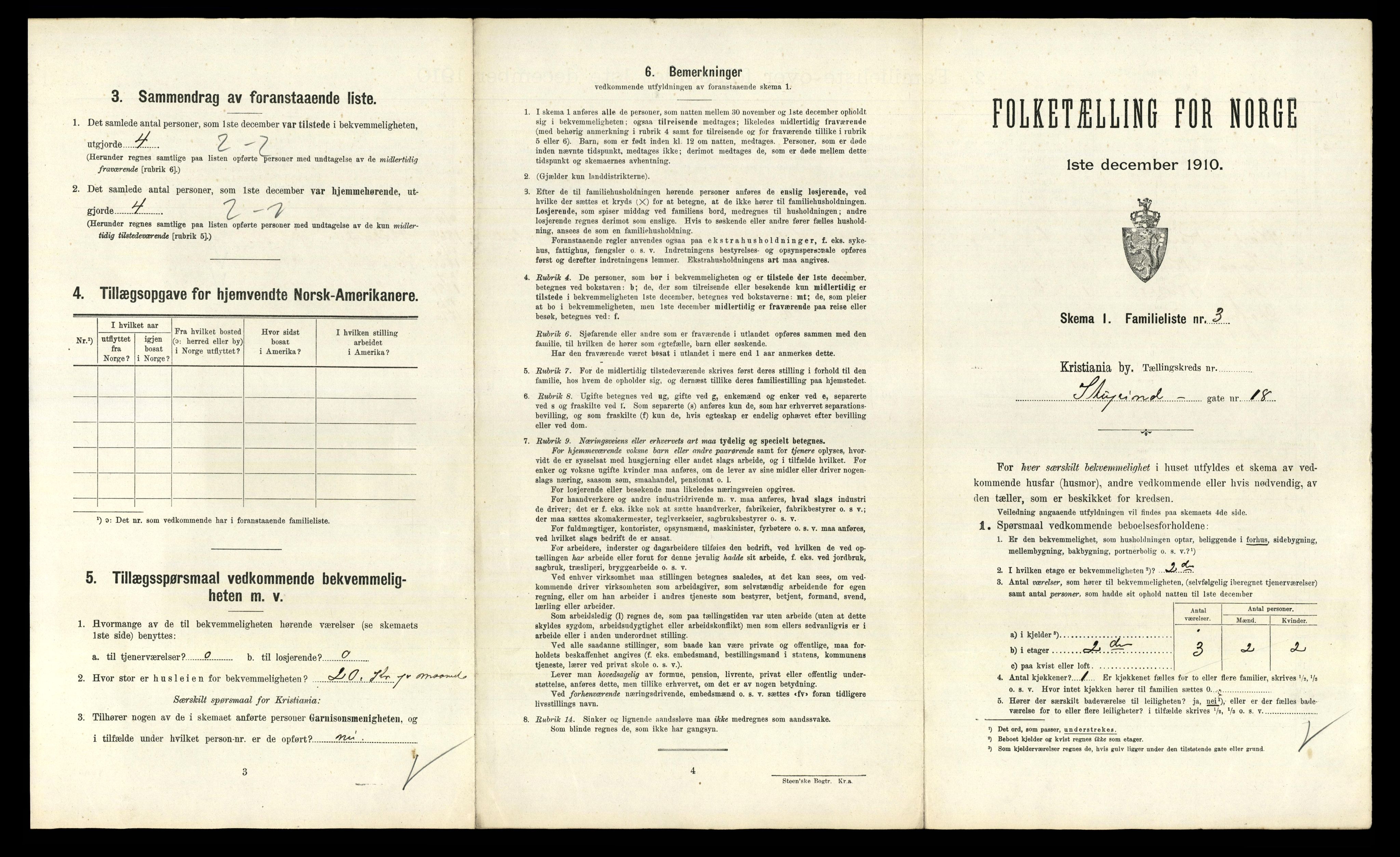 RA, 1910 census for Kristiania, 1910, p. 100441