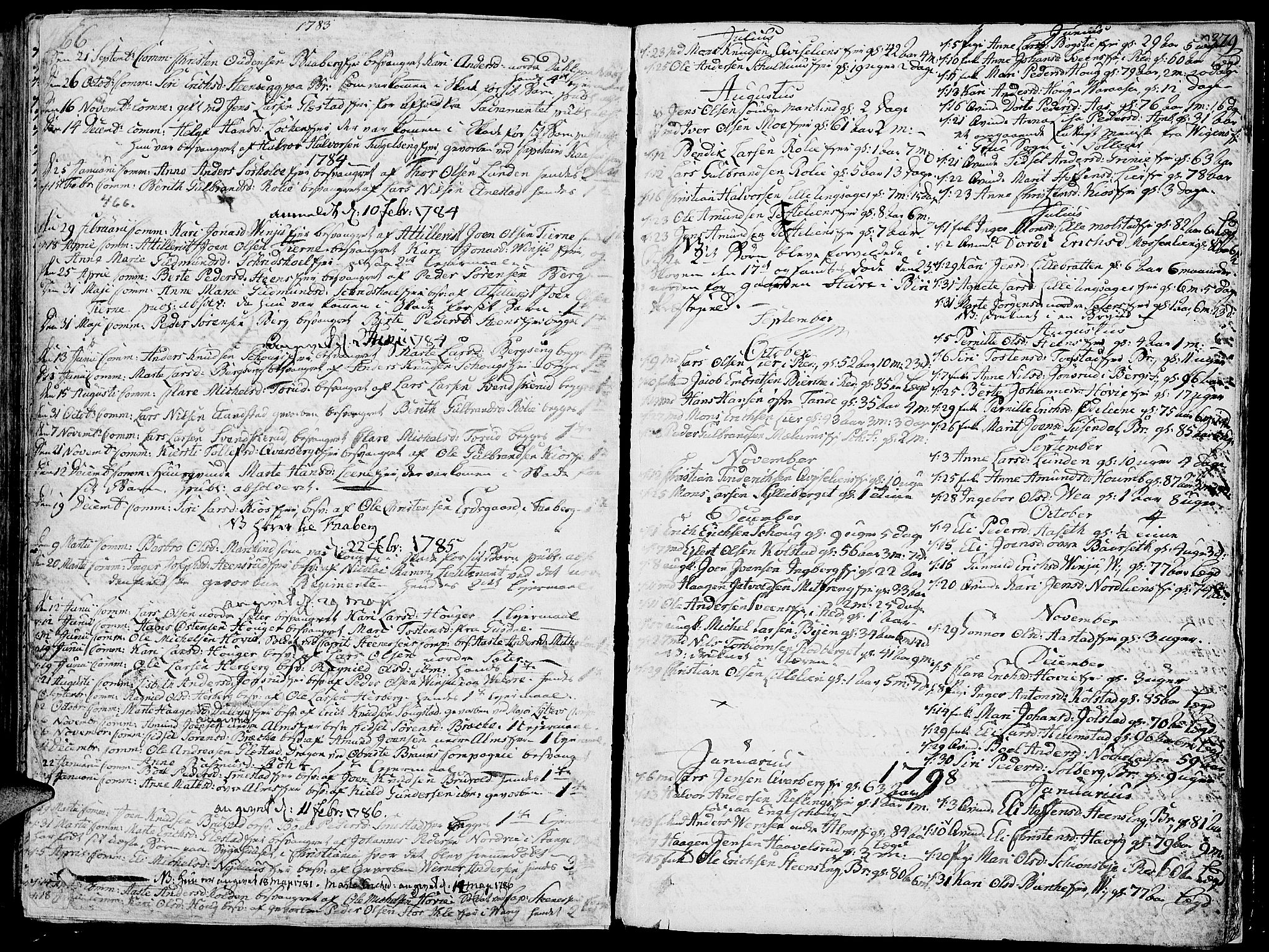 Ringsaker prestekontor, SAH/PREST-014/K/Ka/L0003: Parish register (official) no. 3, 1775-1798, p. 466-379