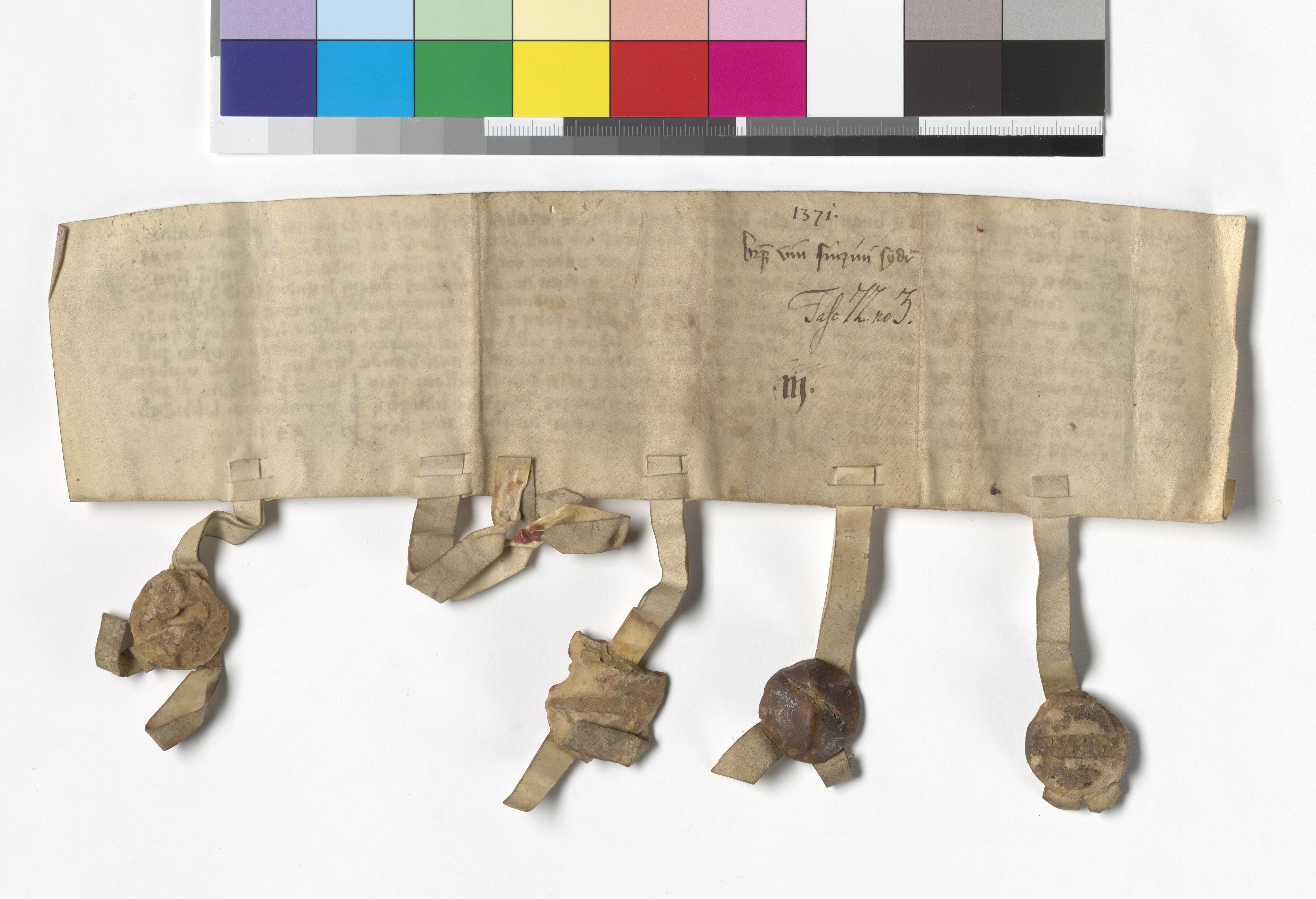 Riksarkivets diplomsamling, AV/RA-EA-5965/F05/L0176: NRA AM fasc. 72 nr. 1-8, 1371-1374, p. 10