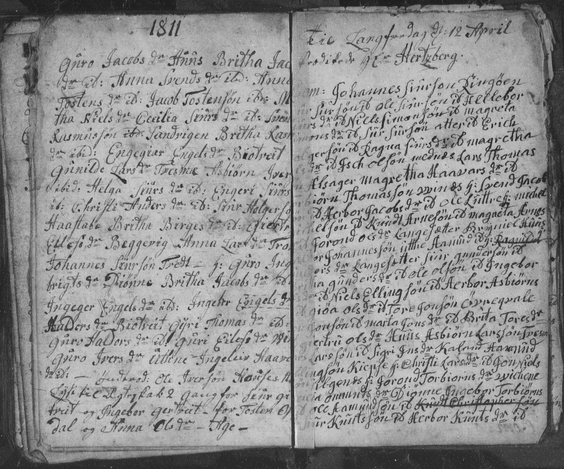 Ullensvang sokneprestembete, AV/SAB-A-78701/H/Hab: Parish register (copy) no. E 5, 1804-1811