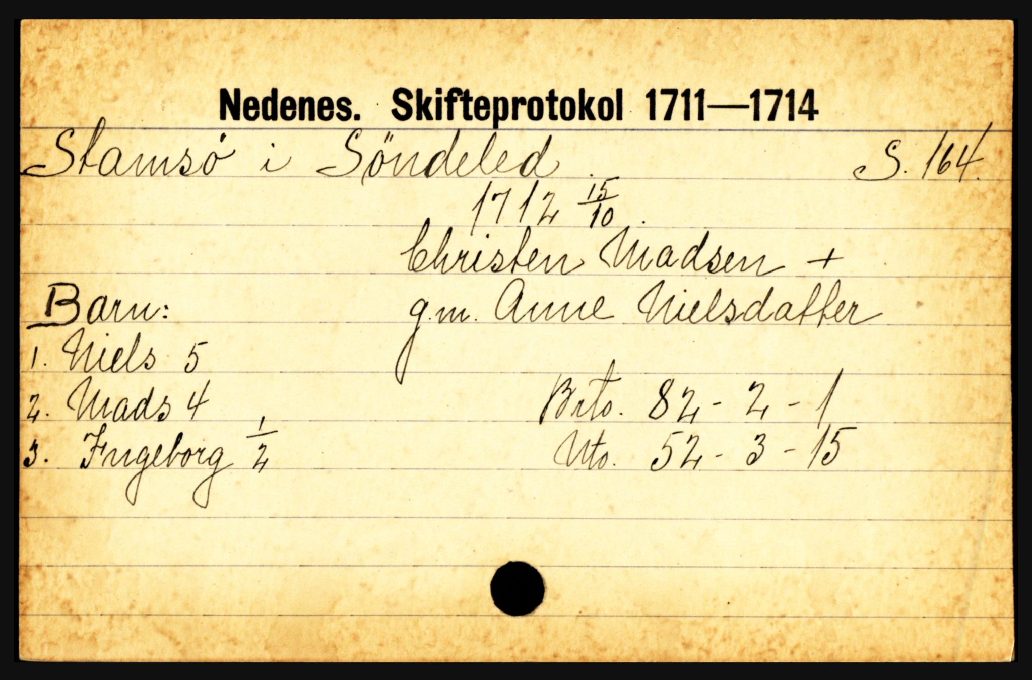 Nedenes sorenskriveri før 1824, AV/SAK-1221-0007/H, p. 28025