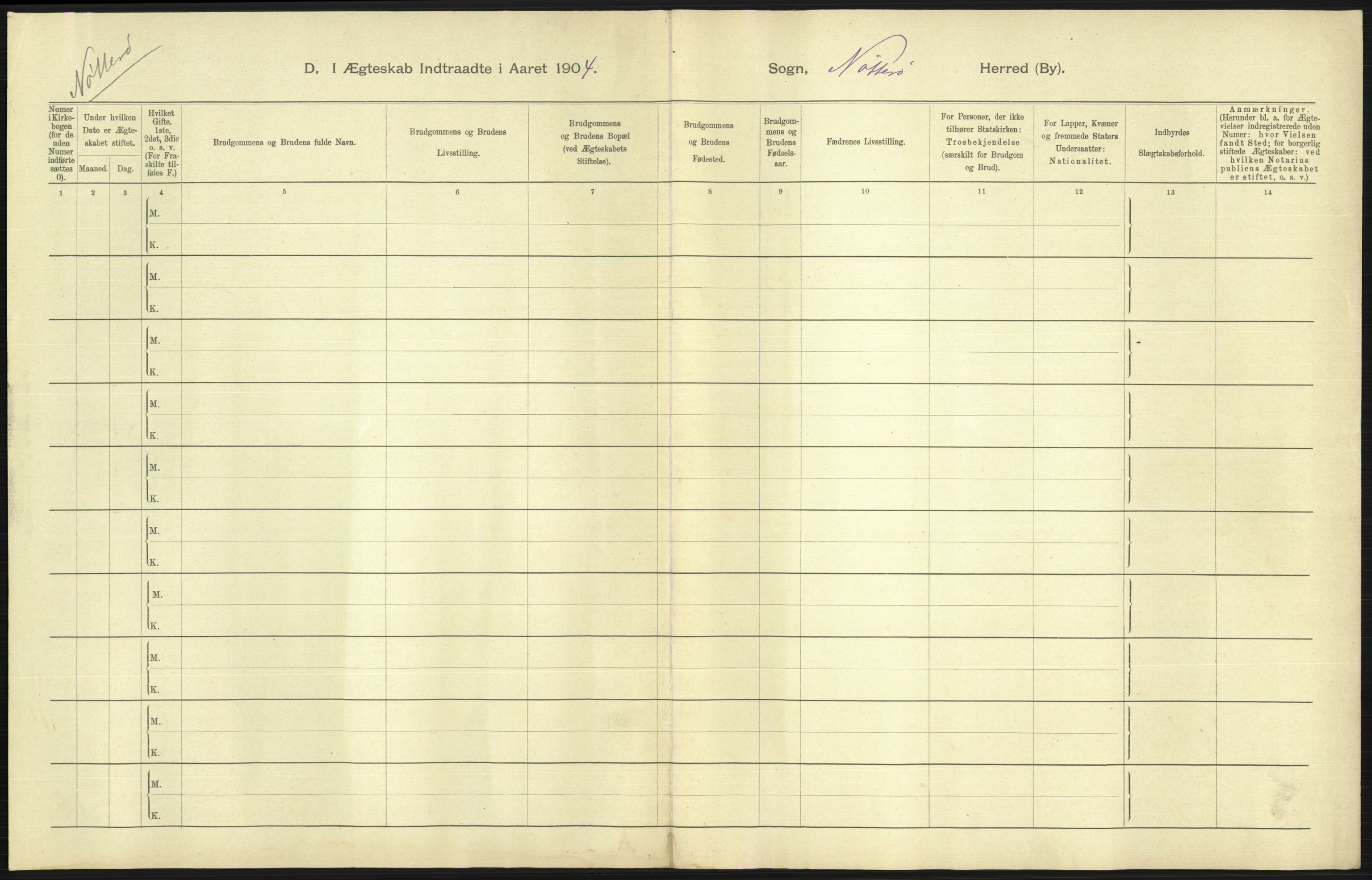 Statistisk sentralbyrå, Sosiodemografiske emner, Befolkning, AV/RA-S-2228/D/Df/Dfa/Dfab/L0008: Jarlsberg og Larvig amt: Fødte, gifte, døde, 1904, p. 411